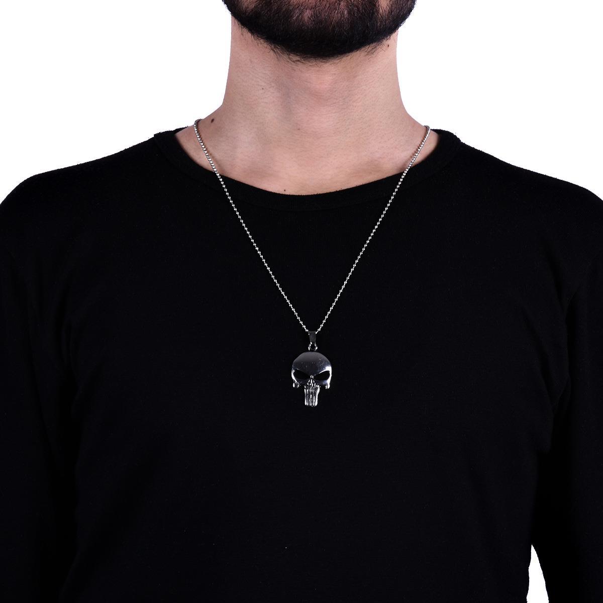 KolyeJKMA19010 JANTİ KOLYE KURU KAFA FİGÜRLÜJanti