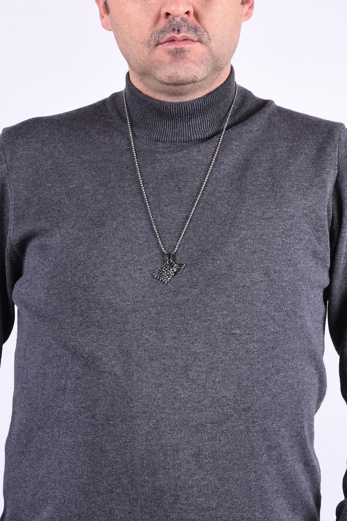 KolyeJKMA19015 JANTİ KOLYE KURT FİGÜRLÜJanti