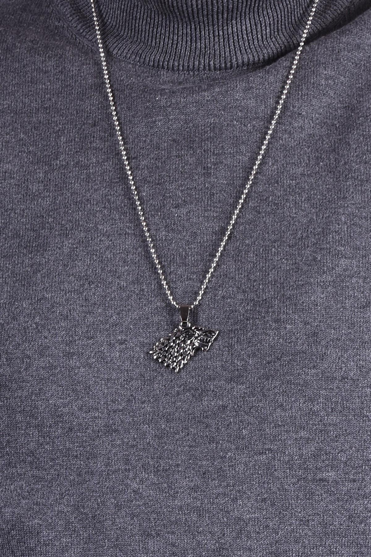 KolyeJKMA19015 JANTİ KOLYE KURT FİGÜRLÜJanti