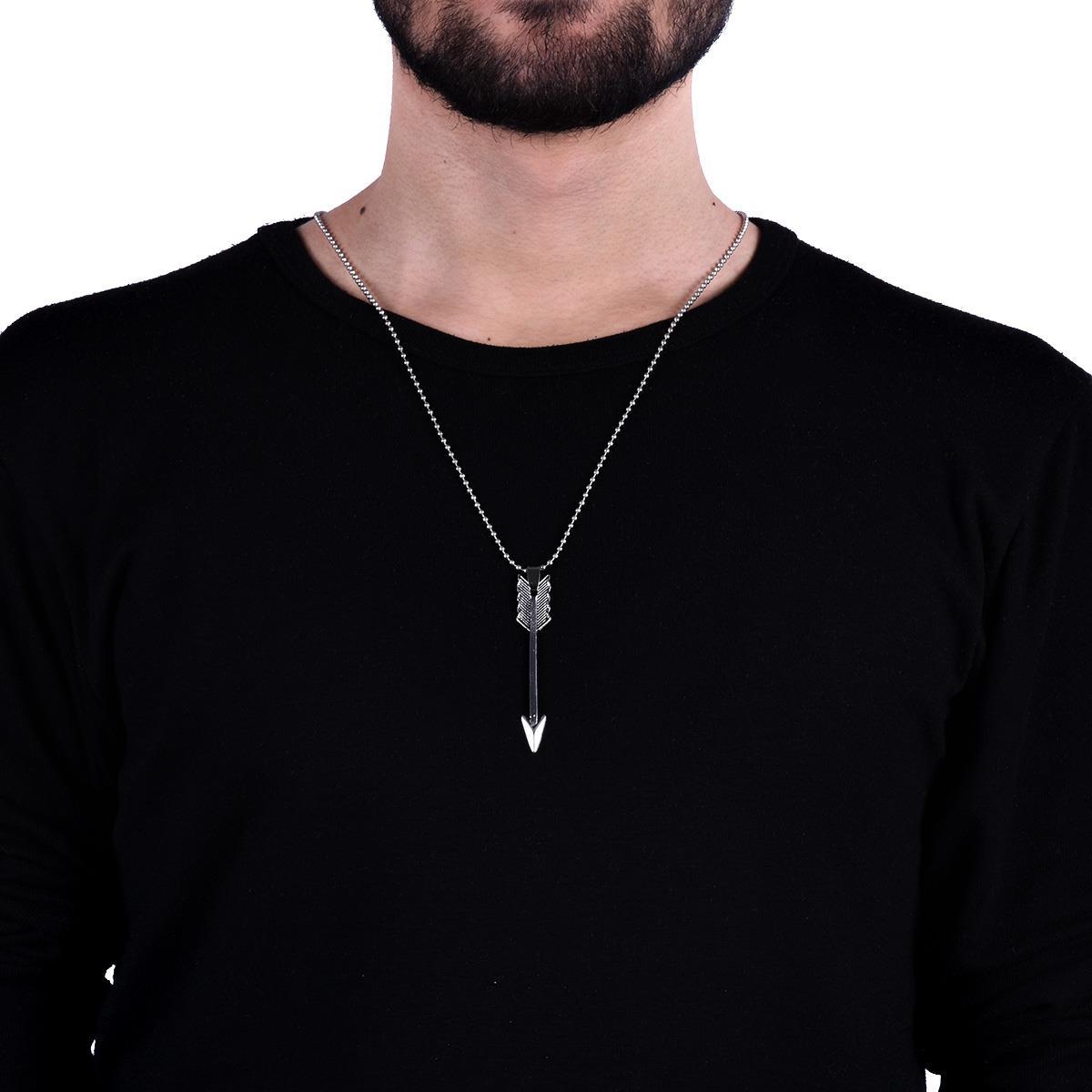 KolyeJKMA19016 JANTİ KOLYE OK FİGÜRLÜJanti