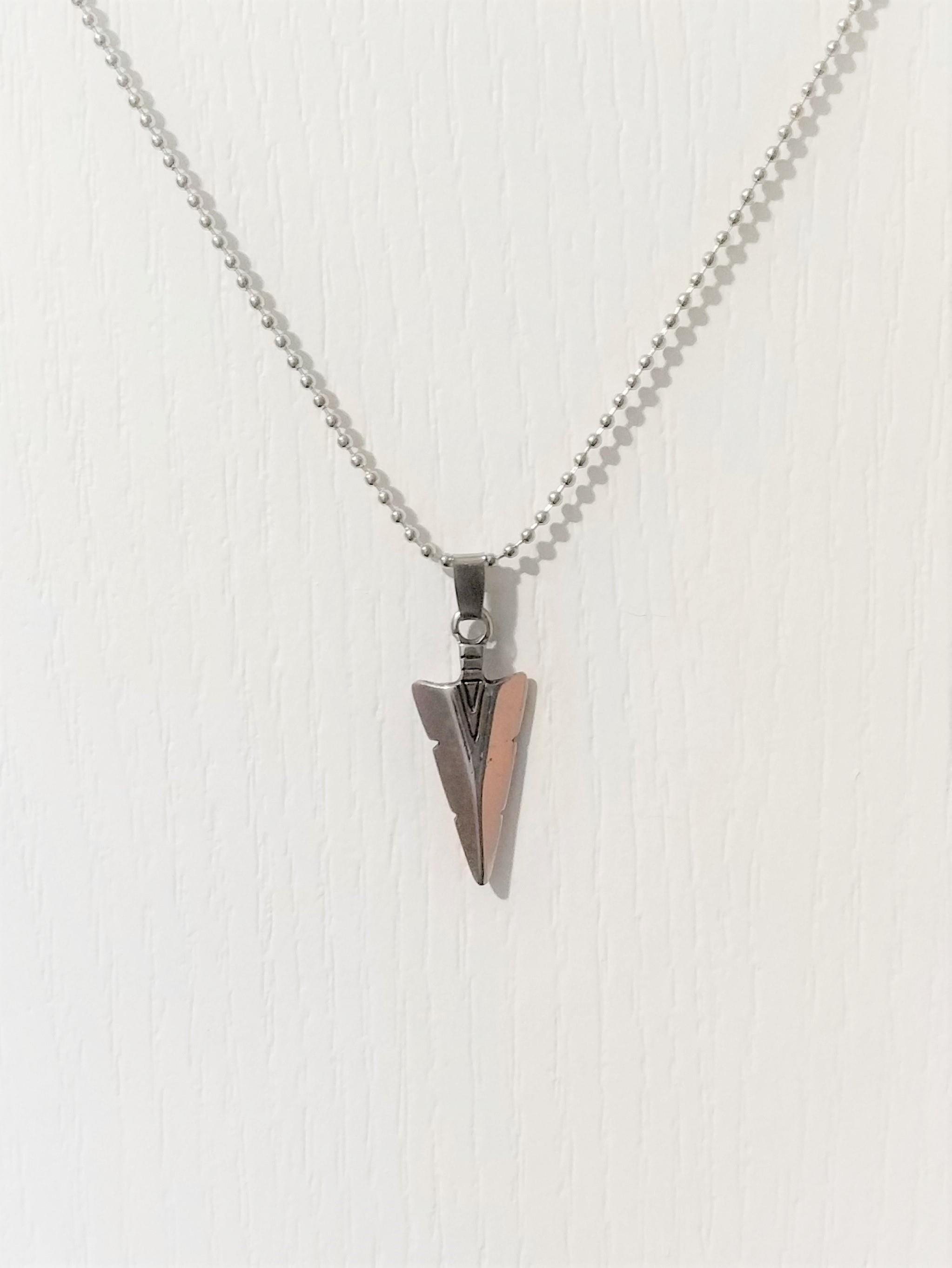 KolyeJKMA19030 JANTİ KOLYE OK UCU FİGÜRLÜJanti