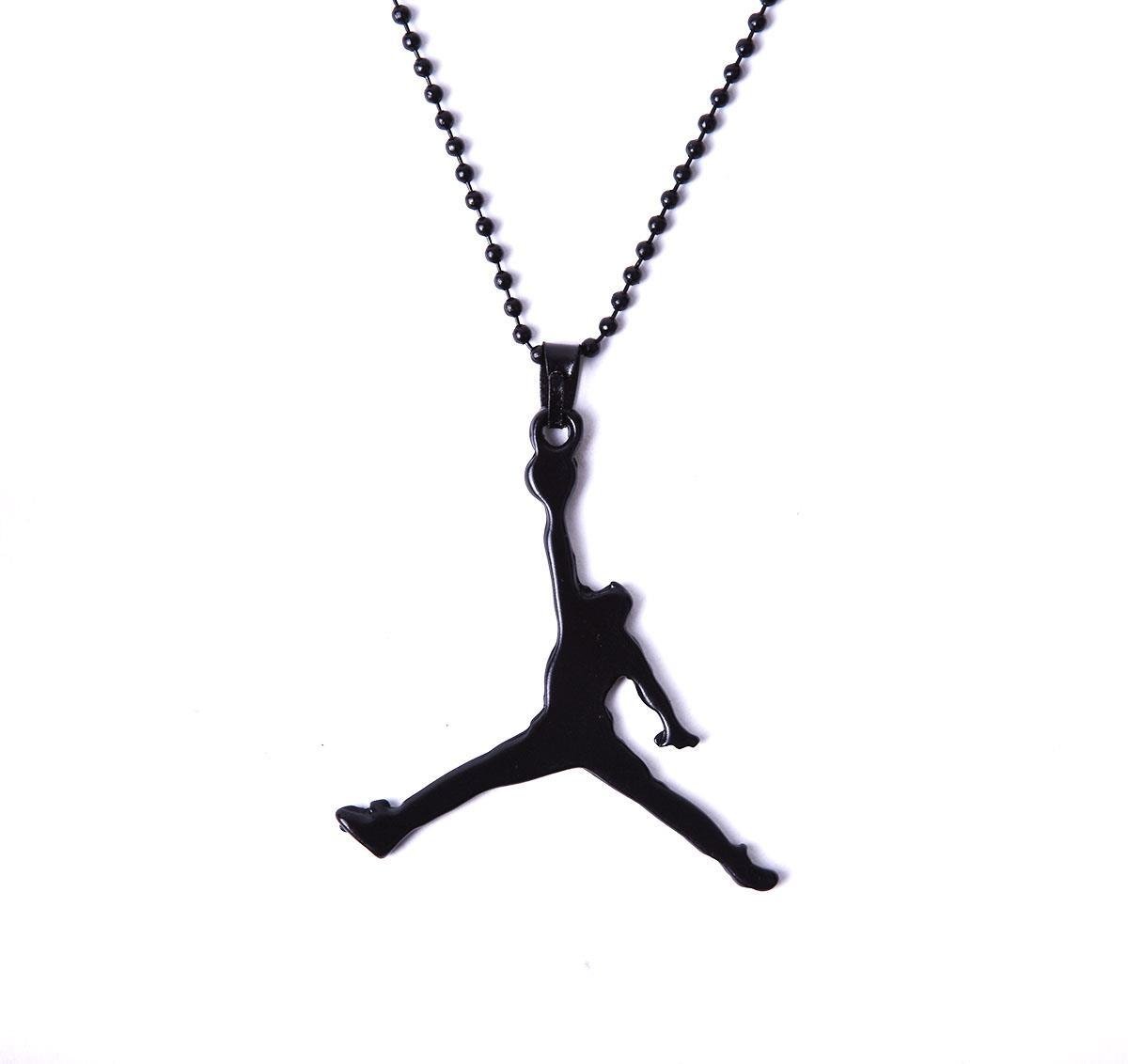 KolyeJKMA19035 JANTİ KOLYE BASKETBOLCU FİGÜRLÜ SİYAHJanti