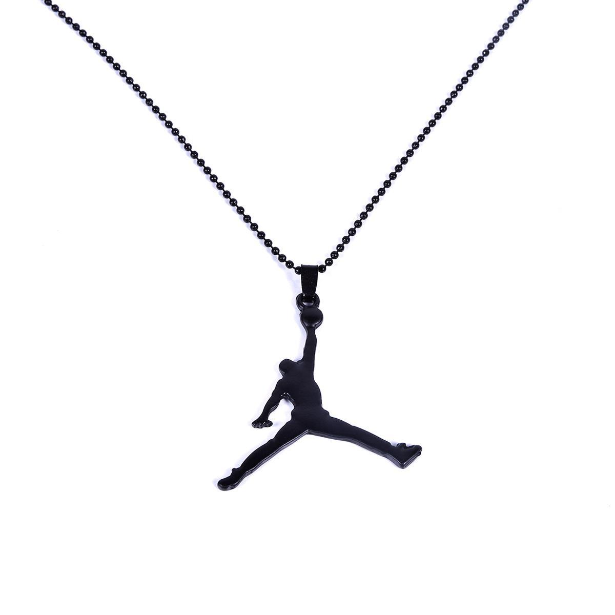 KolyeJKMA19035 JANTİ KOLYE BASKETBOLCU FİGÜRLÜ SİYAHJanti