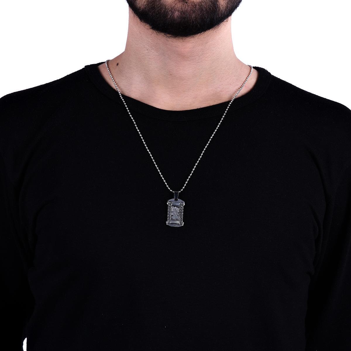 KolyeJKMA19039 JANTİ KOLYE DESENLİ TABLET FİGÜRLÜJanti