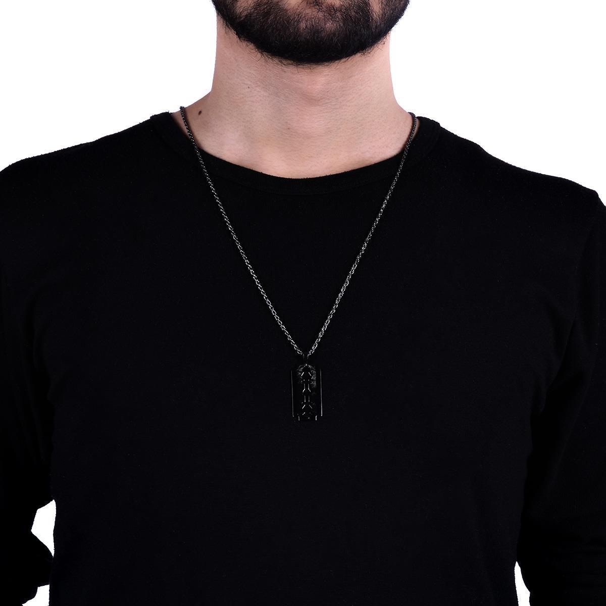 KolyeJKMA19043 JANTİ KOLYE ÇELİK JİLET FİGÜRLÜJanti