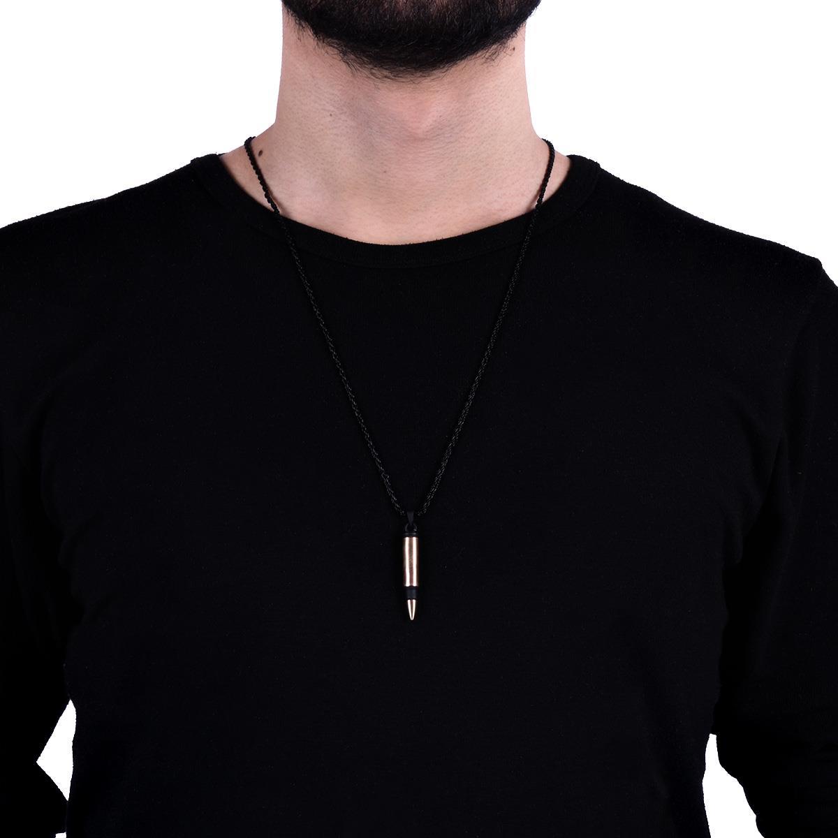 KolyeJKMA19046 JANTİ KOLYE ÇELİK KURŞUN FİGÜRLÜJanti