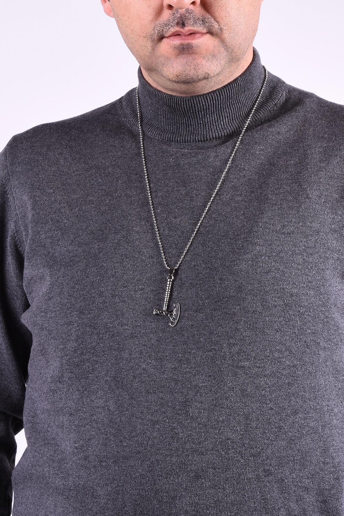 KolyeJKMA20001 JANTİ KOLYE TEK TARAFLI BALTA FİGÜRLÜJanti