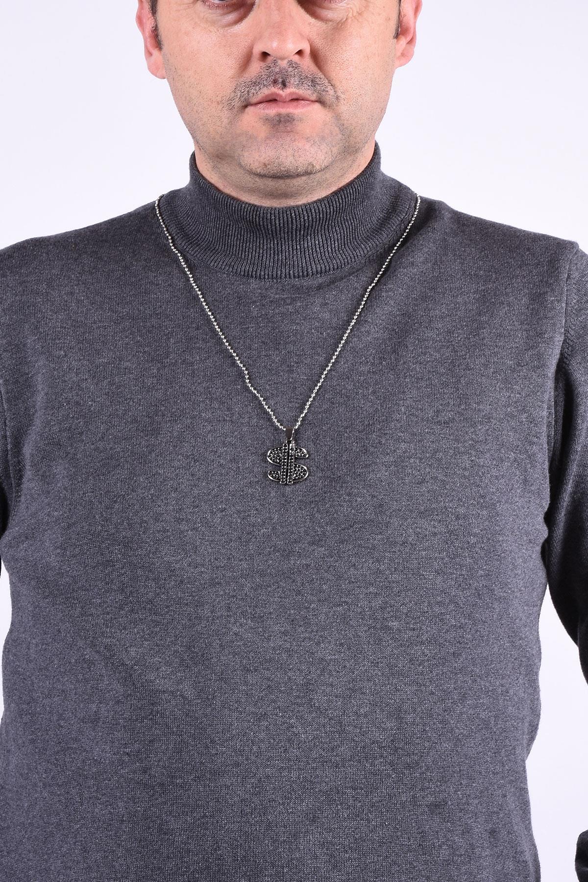 KolyeJKMA20011 JANTİ KOLYE DOLAR FİGÜRLÜJanti