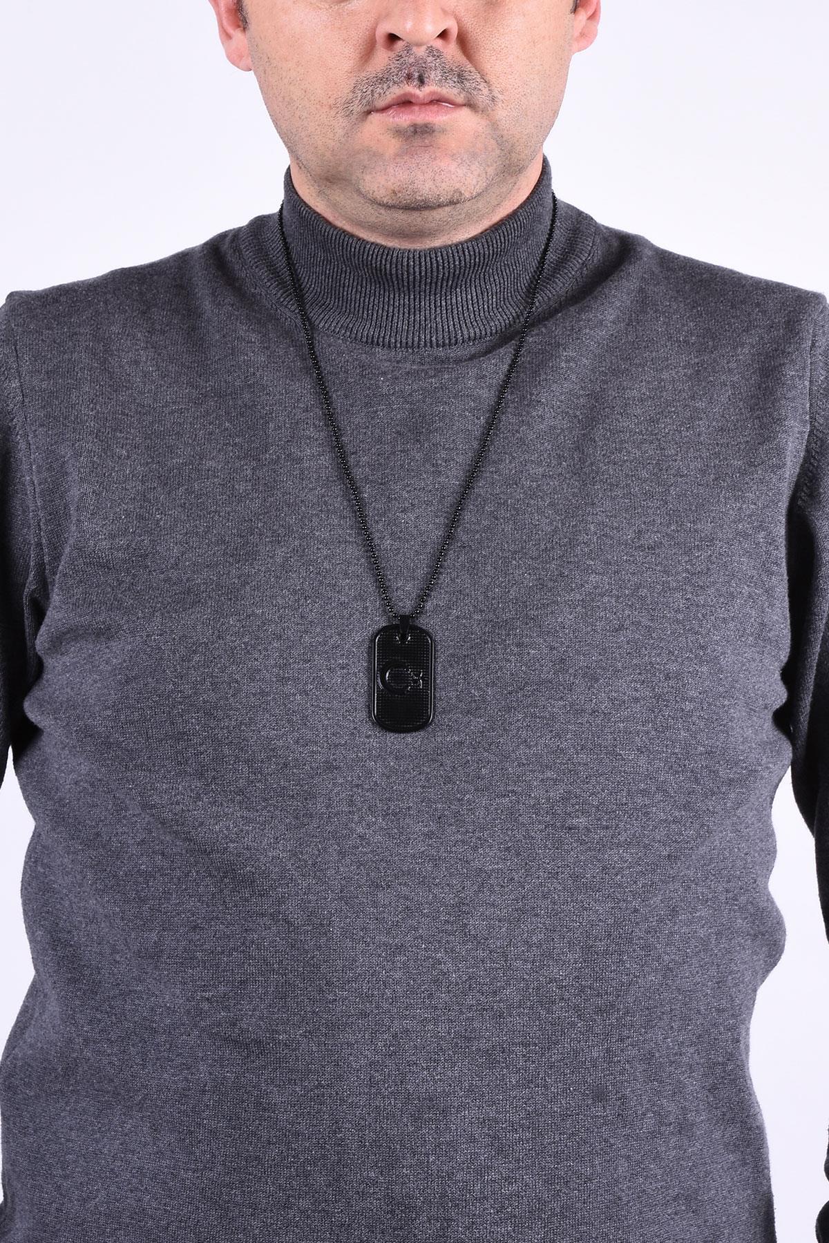 KolyeJKMA20012 JANTİ KOLYE TÜRK BAYRAĞI TABLET FİGÜRLÜJanti