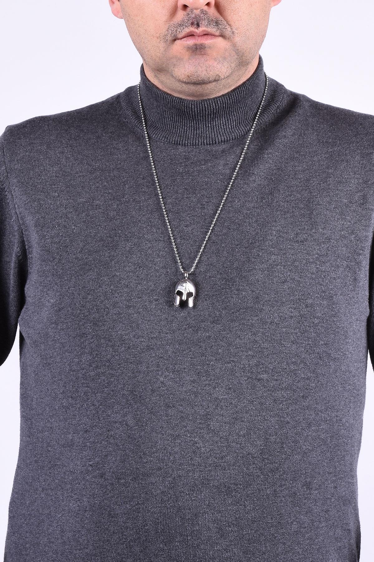 KolyeJKMA20015 JANTİ KOLYE MİĞFER YÜZÜ FİGÜRLÜJanti