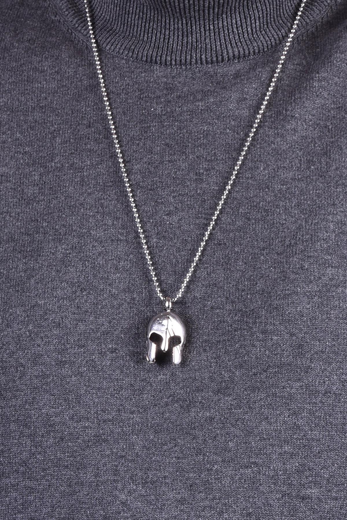 KolyeJKMA20015 JANTİ KOLYE MİĞFER YÜZÜ FİGÜRLÜJanti