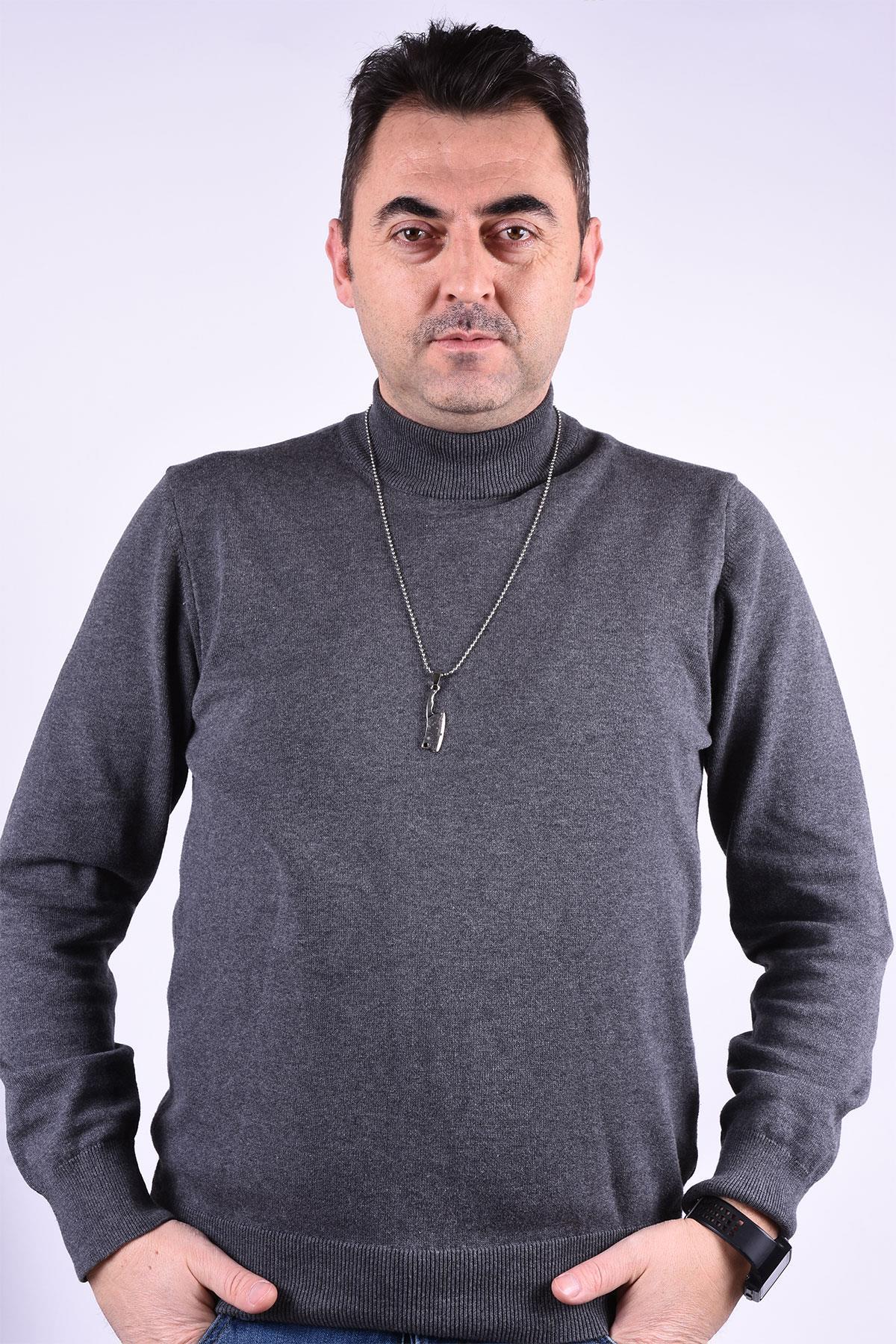 KolyeJKMA20051 JANTİ KOLYE SATIR FİGÜRLÜ GRİJanti