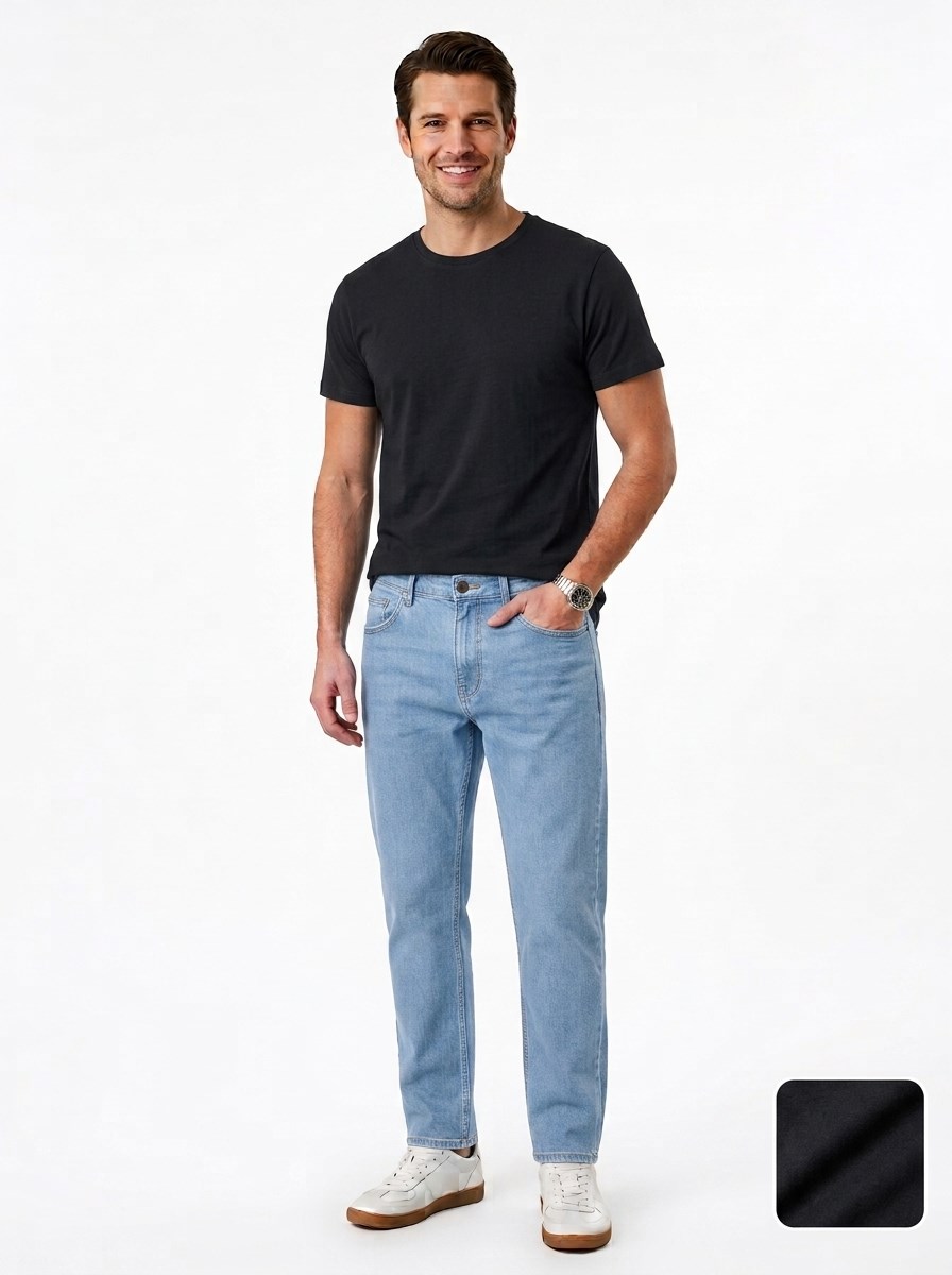 T-ShirtJOYT22001 O YAKA TİŞÖRT REGULAR FIT %100 PAMUK COMPACK PENYEJanti