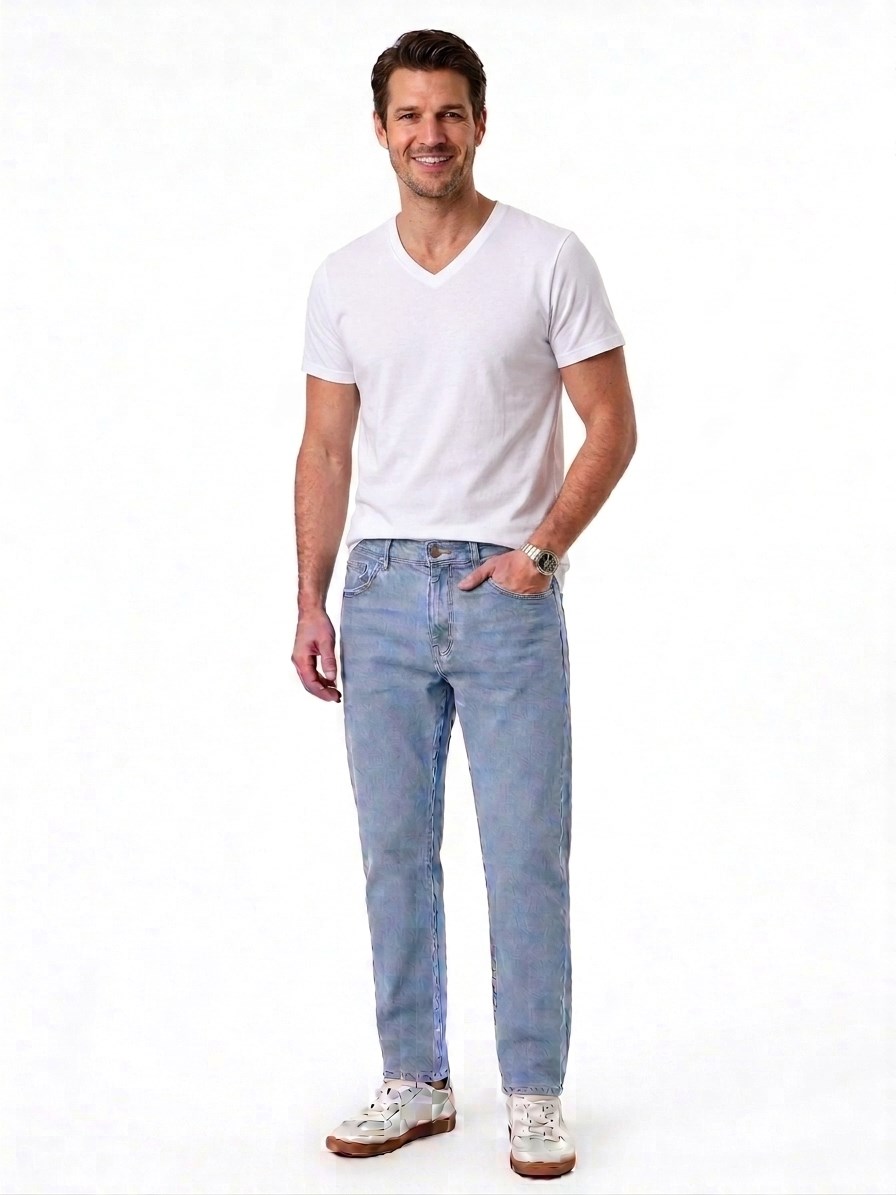 T-Shirt JOYT22002 V YAKA TİŞÖRT REGULAR FIT %100 PAMUK COMPACK PENYE Janti
