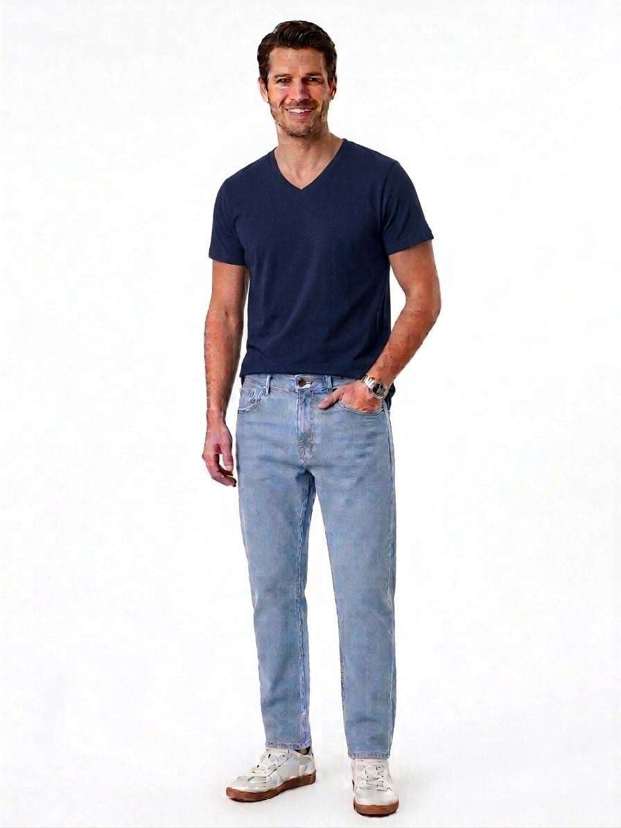 T-ShirtJOYT22002 V YAKA TİŞÖRT REGULAR FIT %100 PAMUK COMPACK PENYEJanti