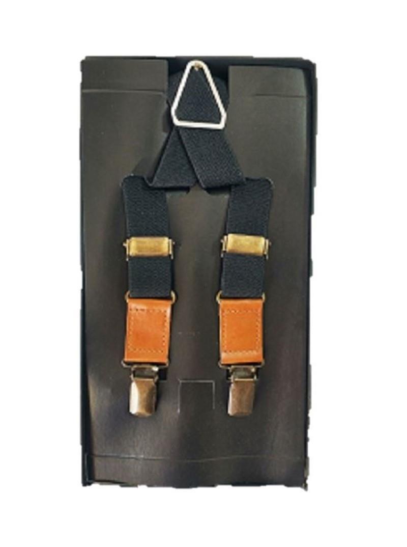 Pantolon AskısıJTAW22PS0004 JANTİ PANTOLON ASKISI UNISEX 2,5 CM BALIKSIRTI DERİ MALZEMELİ METAL APARATLIJanti