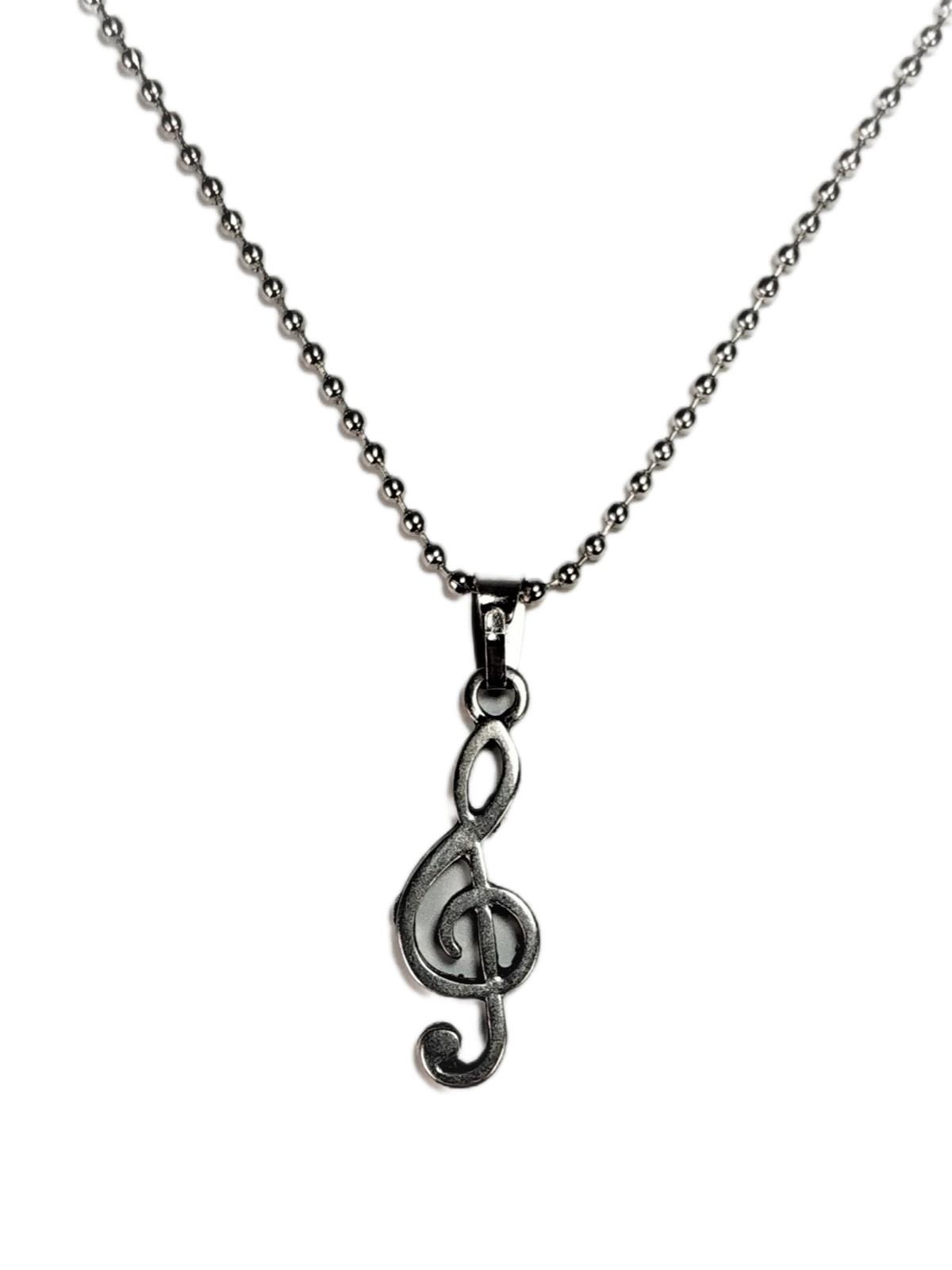 KolyeJTAW23BİK1103 SOL NOTA MELODİ MÜZİK FİGÜRLÜ BİJUTERİ KOLYEJanti