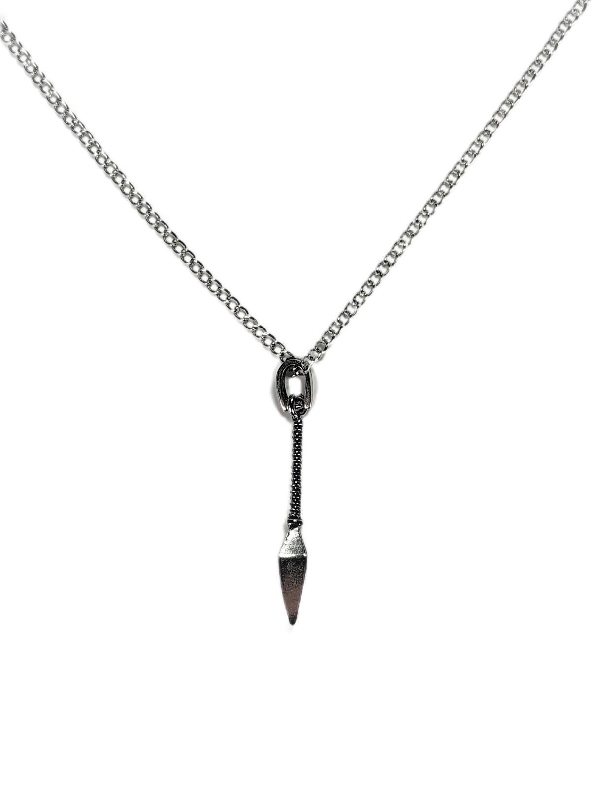 KolyeJTAW23BİK1104 OK MIZRAK UCU FİGÜRLÜ BİJUTERİ KOLYEJanti