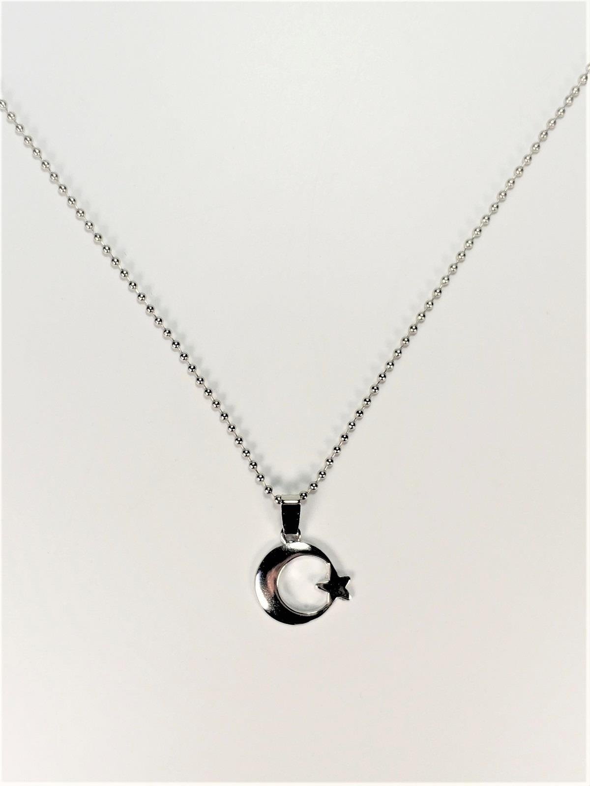 KolyeJTAW23BİK1105 AY YILDIZ TÜRKİYE BAYRAK FİGÜRLÜ KOLYEJanti