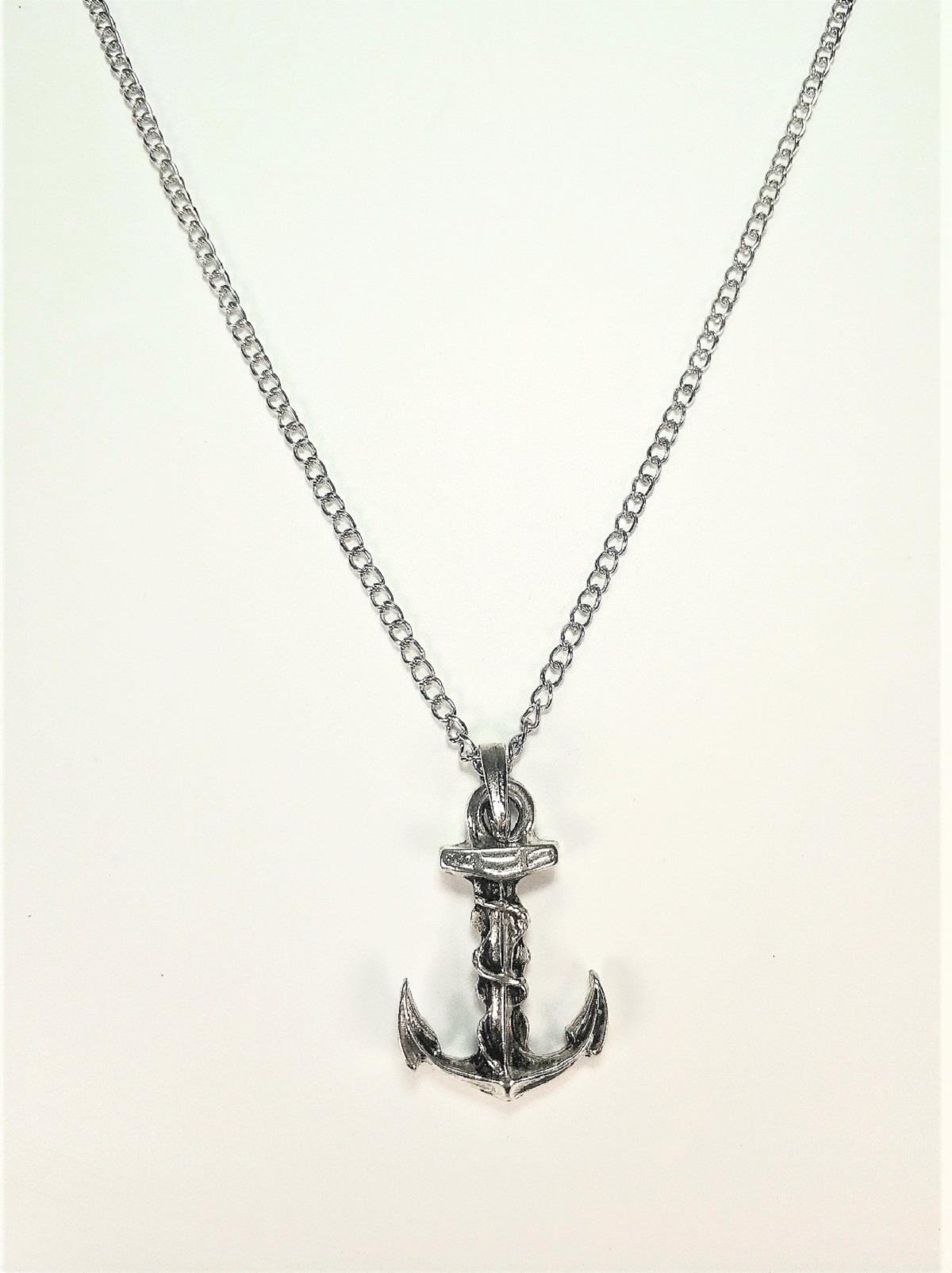 KolyeJTAW23BİK1106 GEMİ ÇAPA FİGÜRLÜ BİJUTERİ KOLYEJanti