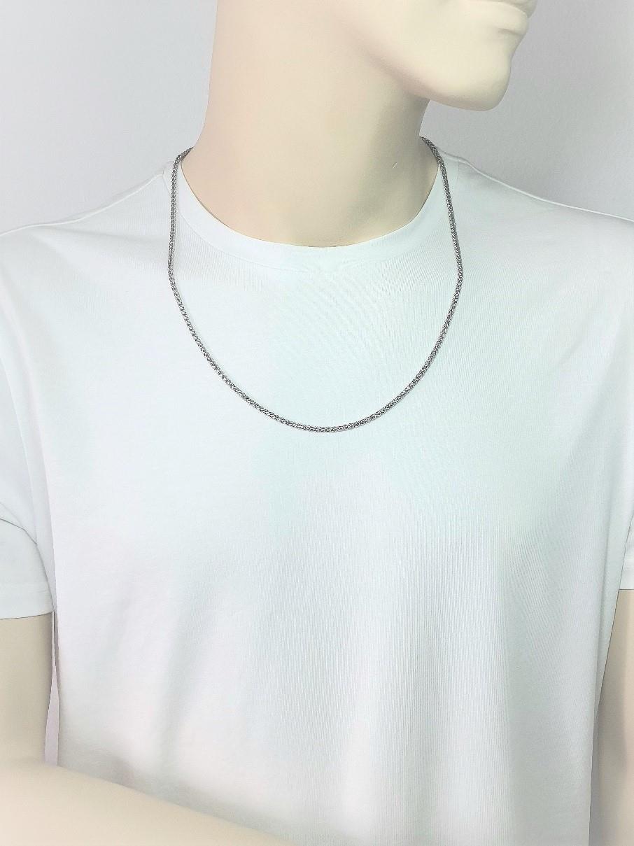 Çelik KolyeJTAW23ÇEK1075 ÇELİK KOLYE ZİNCİRİ SAÇ ÖRGÜ MODEL 65 CM  PASLANMAZ RENK ATMAZ GARANTİLİJanti