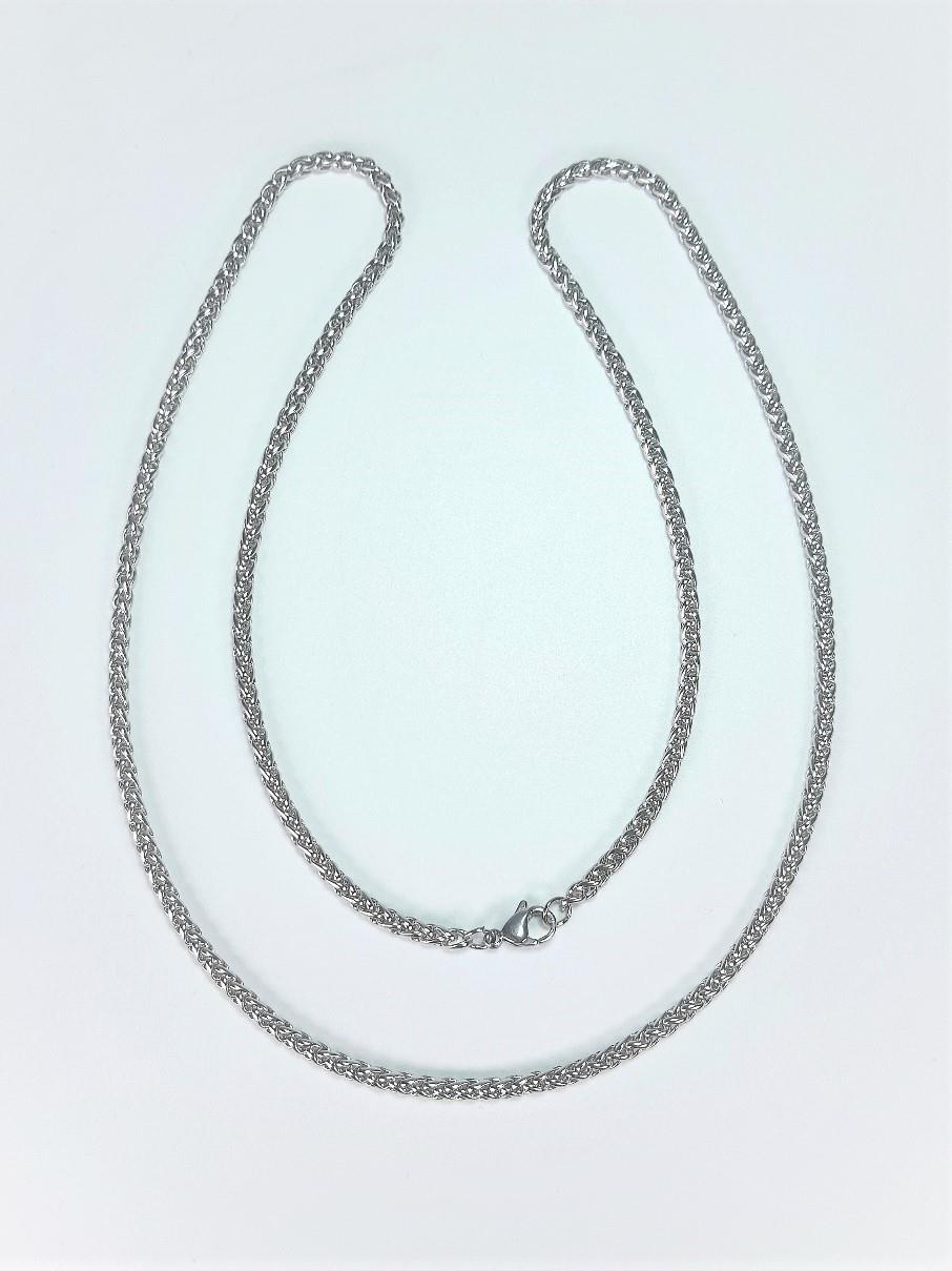 Çelik KolyeJTAW23ÇEK1075 ÇELİK KOLYE ZİNCİRİ SAÇ ÖRGÜ MODEL 65 CM  PASLANMAZ RENK ATMAZ GARANTİLİJanti