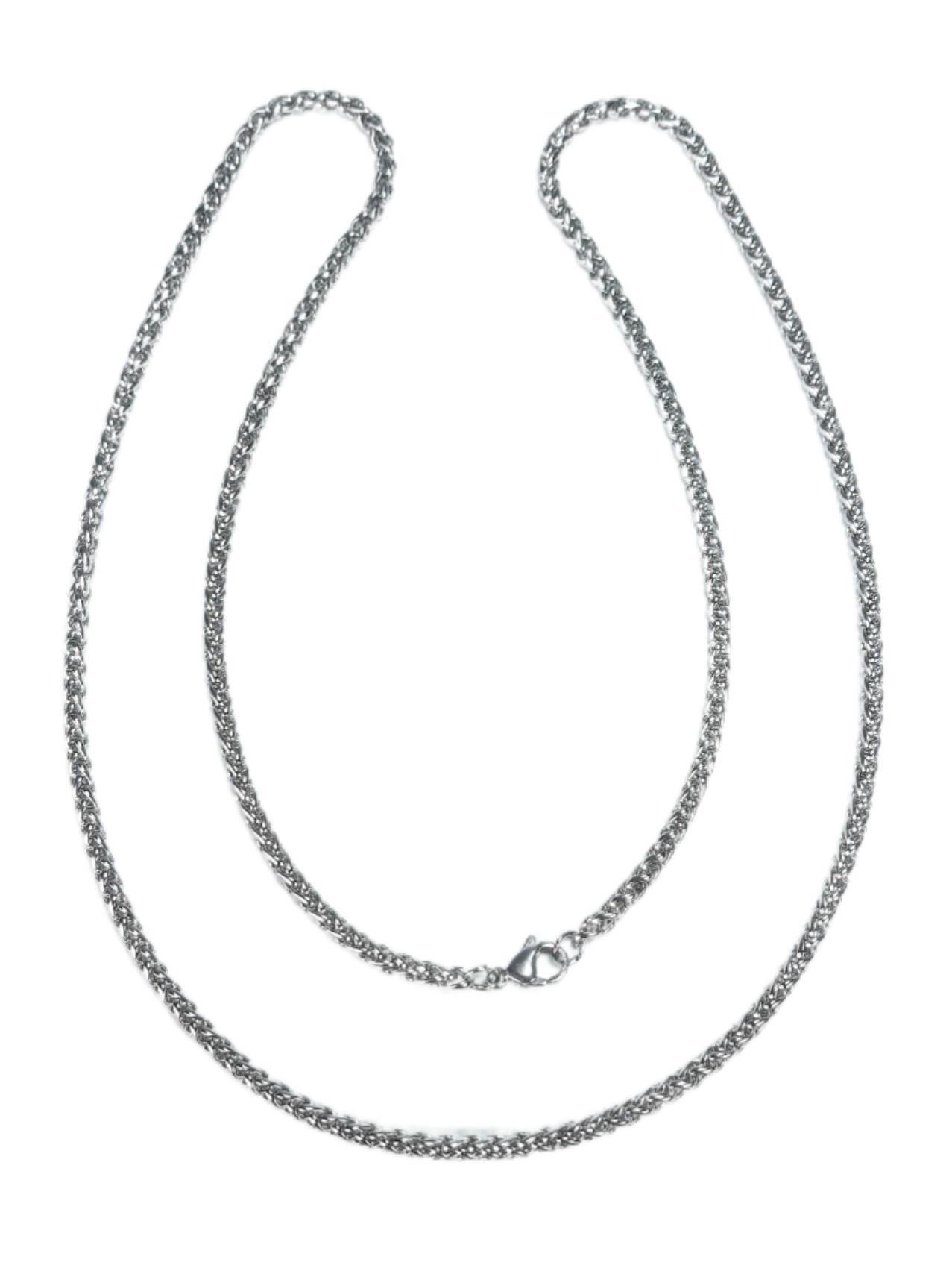 Çelik KolyeJTAW23ÇEK1075 ÇELİK KOLYE ZİNCİRİ SAÇ ÖRGÜ MODEL 65 CM  PASLANMAZ RENK ATMAZ GARANTİLİJanti