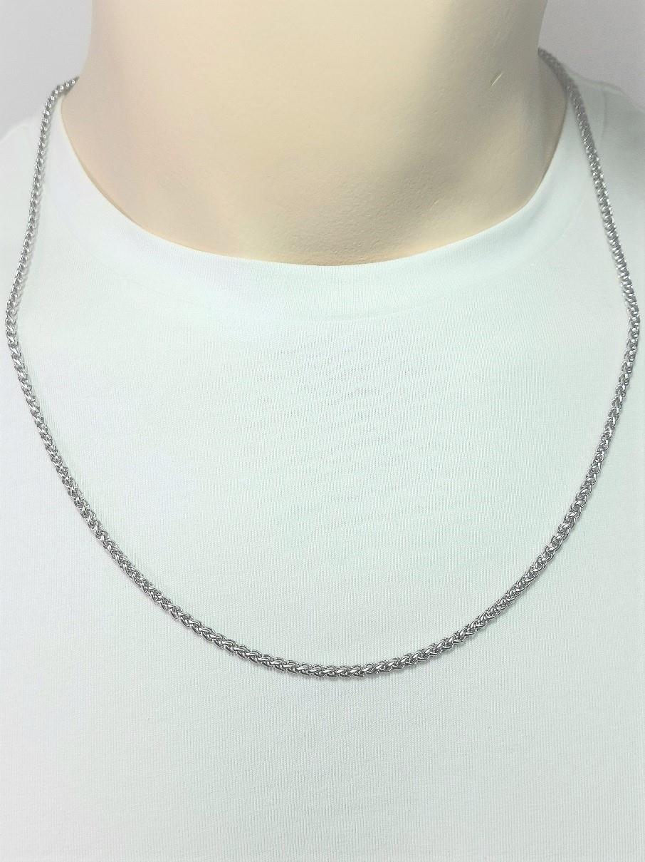 Çelik KolyeJTAW23ÇEK1075 ÇELİK KOLYE ZİNCİRİ SAÇ ÖRGÜ MODEL 65 CM  PASLANMAZ RENK ATMAZ GARANTİLİJanti