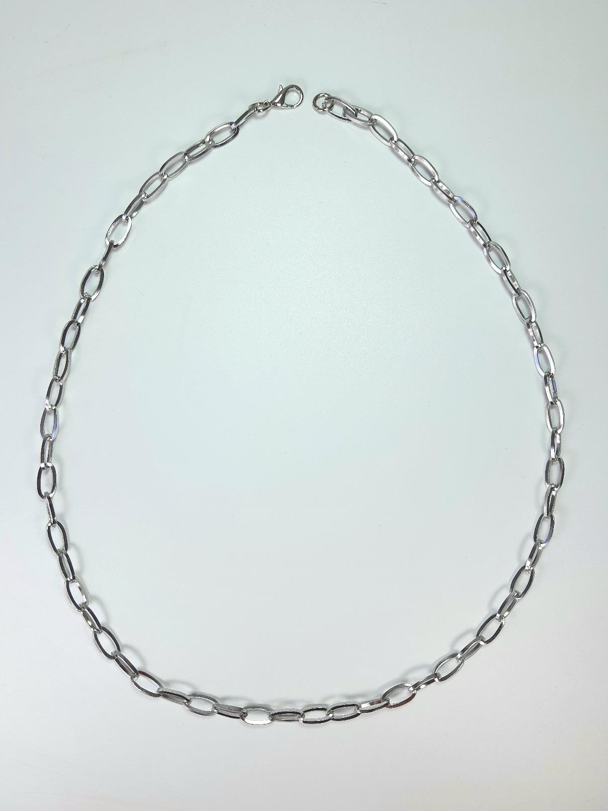 Çelik KolyeJTAW23ÇEK1080 ÇELİK KOLYE ZİNCİR ARTEMİS HALKA MODEL PASLANMAZ RENK ATMAZ GARANTİLİ 55 CM 6MMJanti