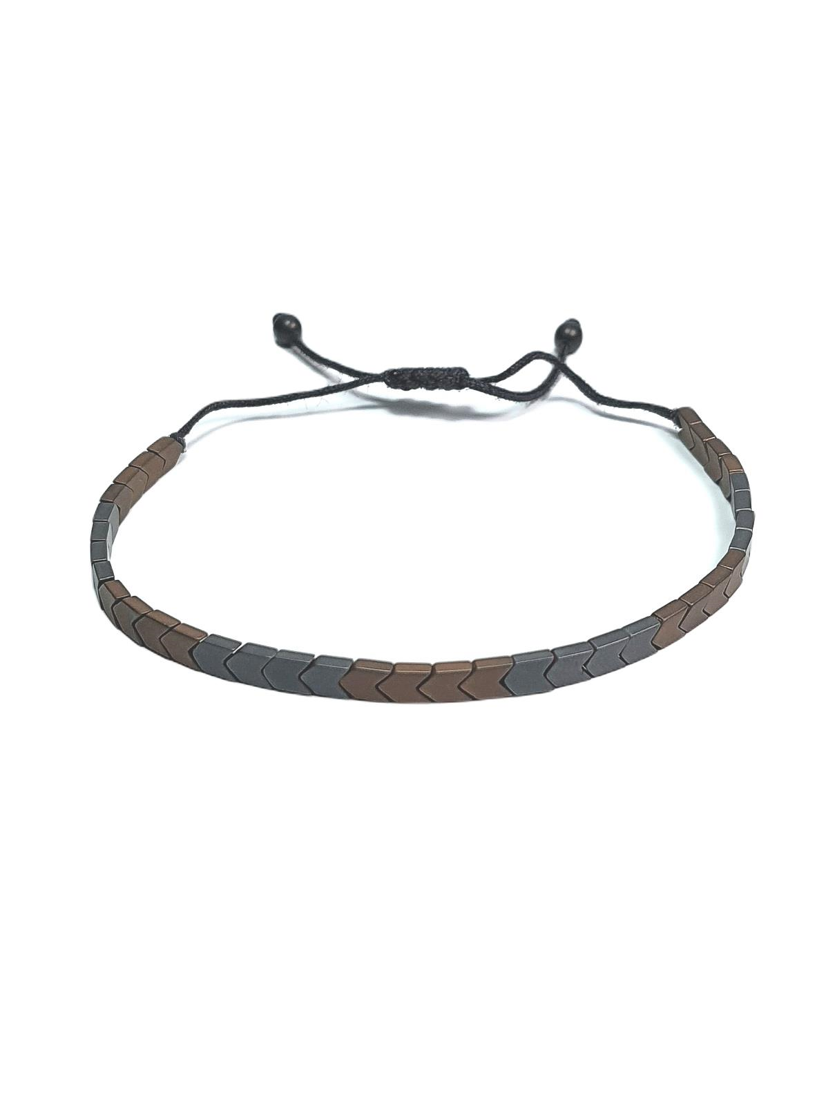 Doğaltaş BileklikJTAW23HİB1149 ORİJİNAL HAKİKİ HEMATİT DOĞALTAŞ BİLEKLİK ÖRME İP ASANSÖRLÜ UNISEX GARANTİLİ RENK ATMAZ SOLMAZJanti