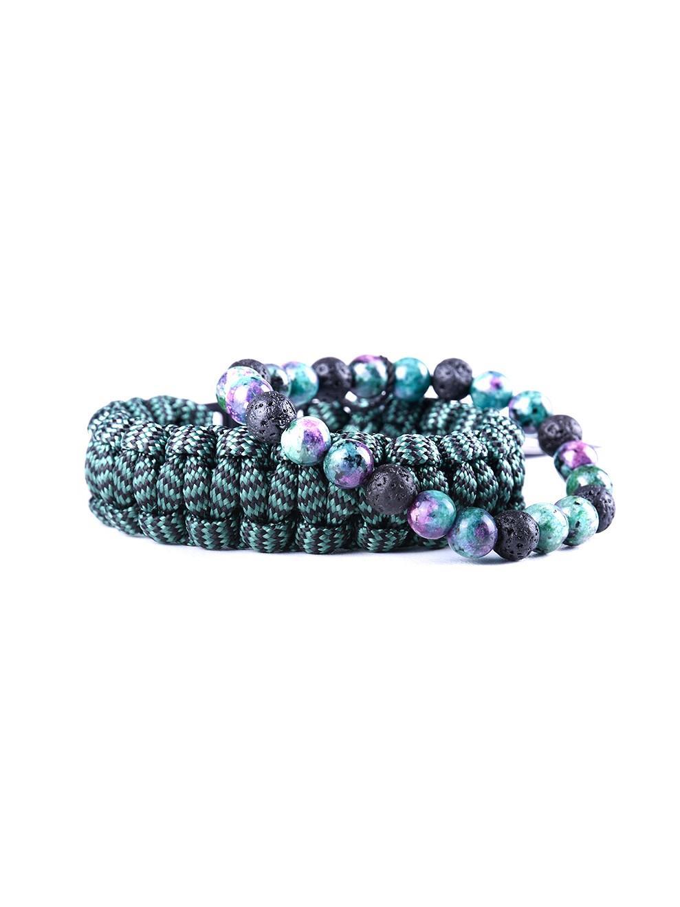 BileklikJTAW23KOB1191 PARACORD ve LAV CEYT DOĞALTAŞ KOMBİN BİLEKLİKJanti