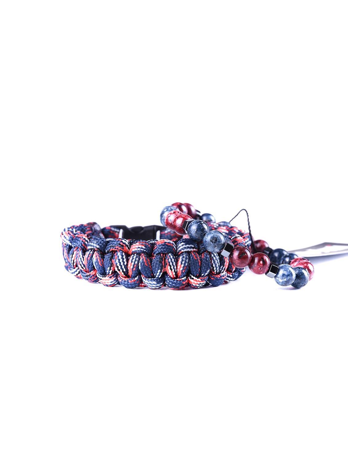 BileklikJTAW23KOB1226 PARACORD ve HEMATİT CEYT DOĞALTAŞ KOMBİN BİLEKLİKJanti