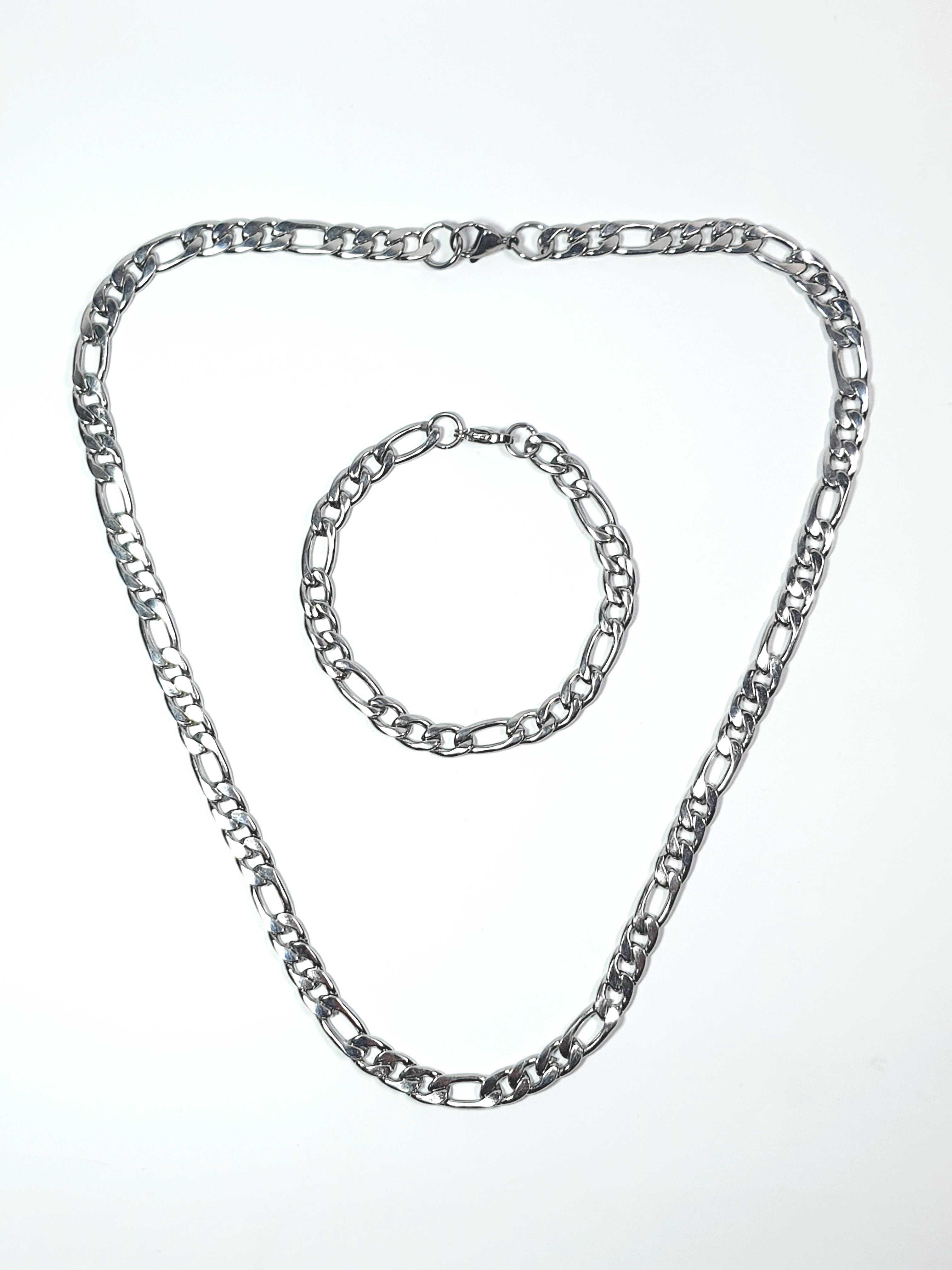 Çelik KolyeJTAW24ÇKB1399 JANTİ ERKEK KOLYE BİLEKLİK KOMBİN PASLANMAZ ÇELİK 316L GURMET ZİNCİR TASARIM GARANTİLİJanti