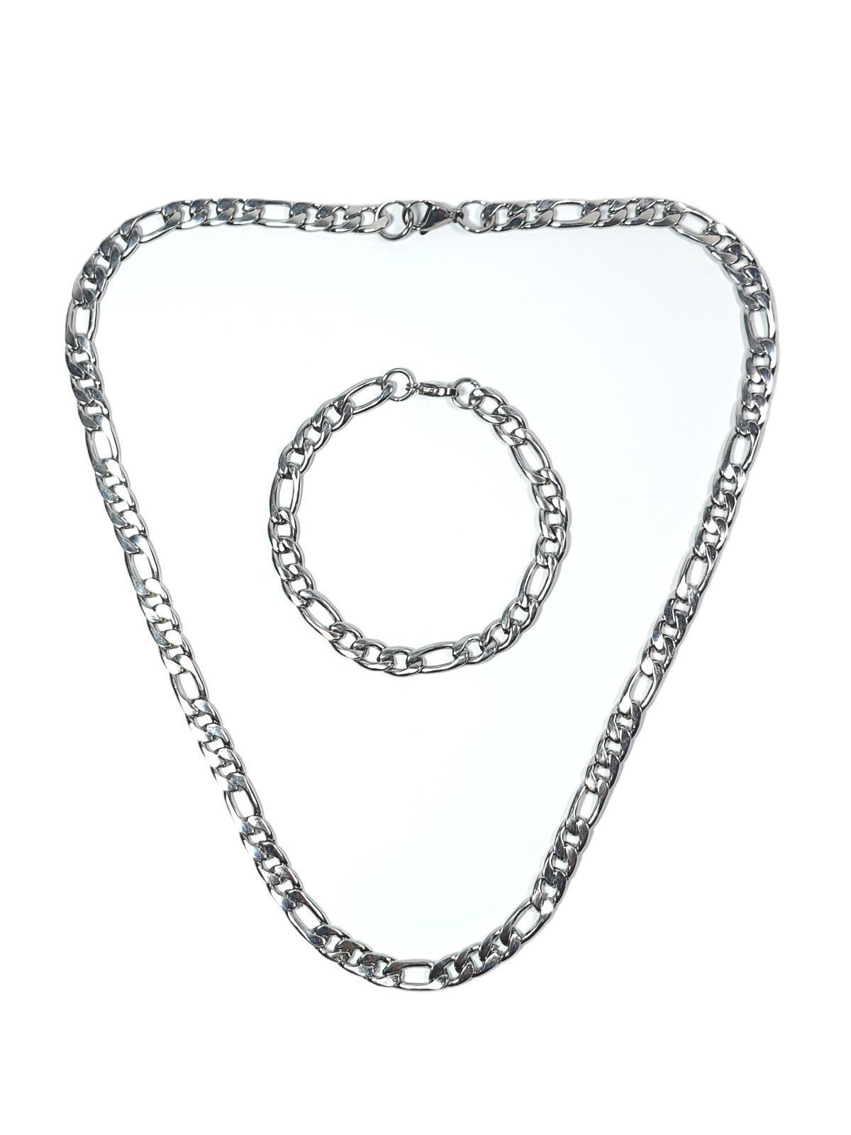 Çelik KolyeJTAW24ÇKB1399 JANTİ ERKEK KOLYE BİLEKLİK KOMBİN PASLANMAZ ÇELİK 316L GURMET ZİNCİR TASARIM GARANTİLİJanti