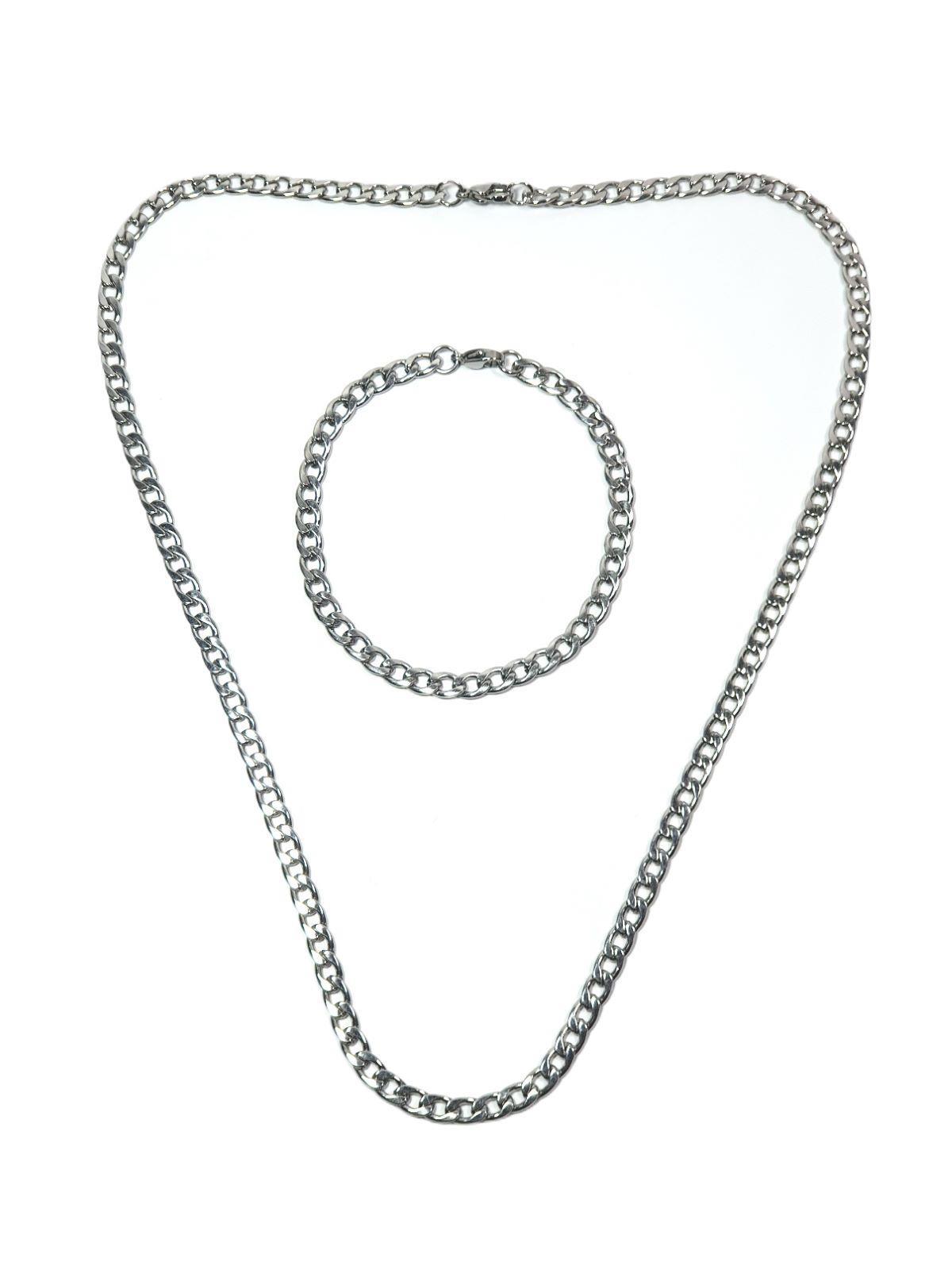 Çelik KolyeJTAW24ÇKB1400 JANTİ ERKEK KOLYE BİLEKLİK KOMBİN PASLANMAZ ÇELİK 316L GURMET ZİNCİR TASARIM GARANTİLİJanti