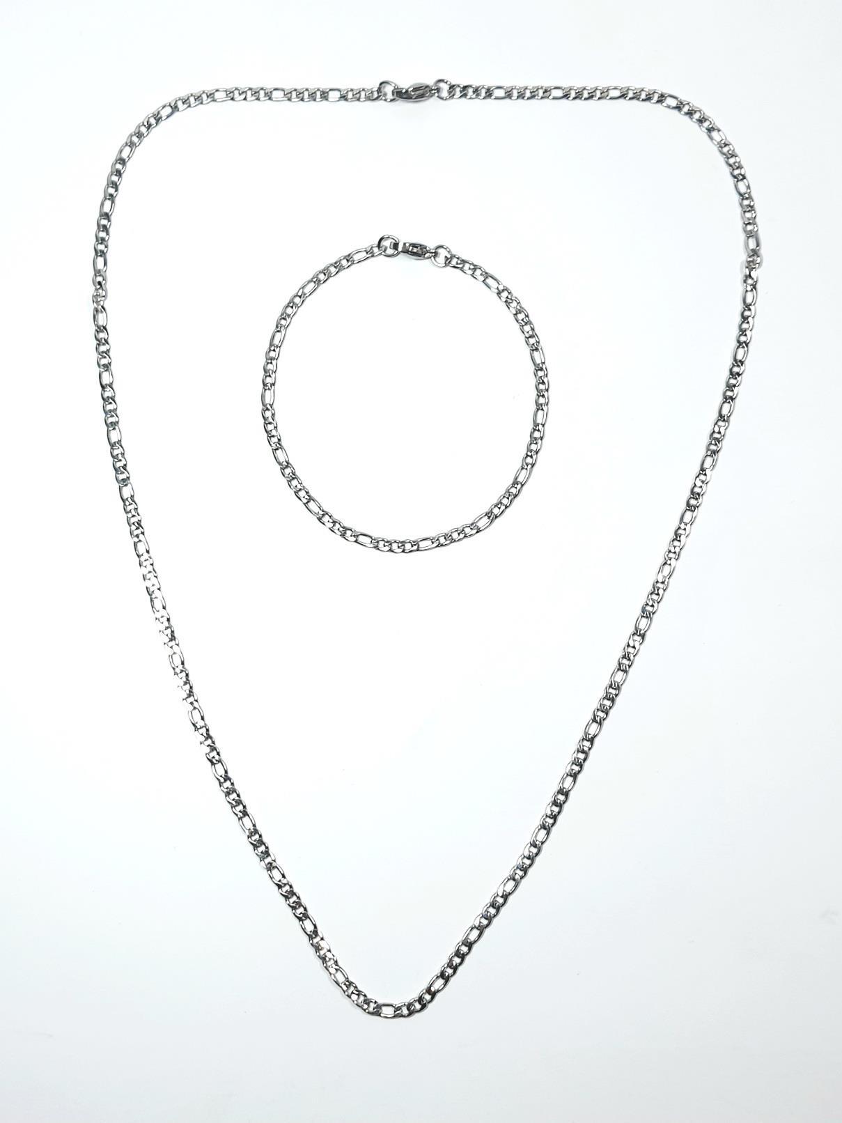 Çelik KolyeJTAW24ÇKB1403 JANTİ ERKEK KOLYE BİLEKLİK KOMBİN PASLANMAZ ÇELİK 316L GURMET ZİNCİR TASARIM GARANTİLİJanti