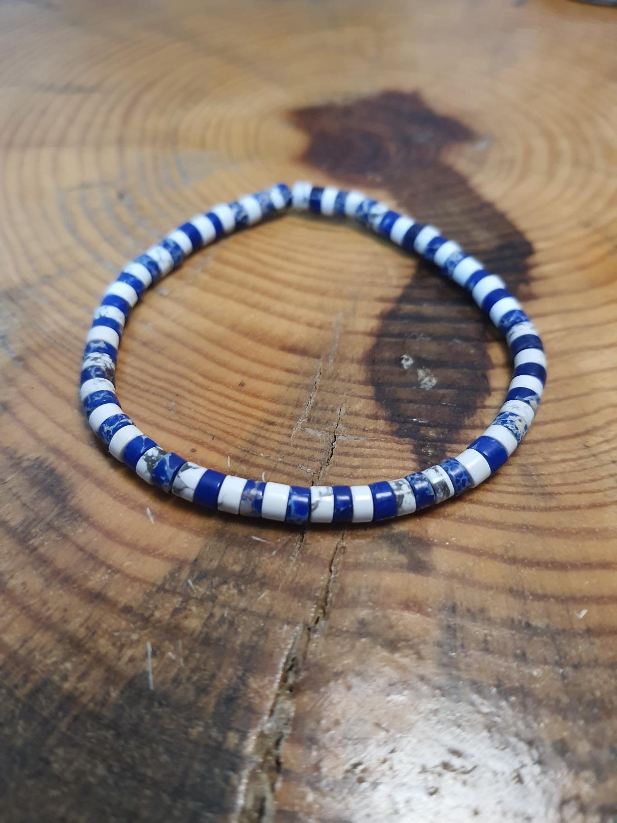 BileklikJTAW24DOB1358 JANTİ BİLEKLİK HAVLİT SODALİT DOĞALTAŞ 4 MM DİSKJanti