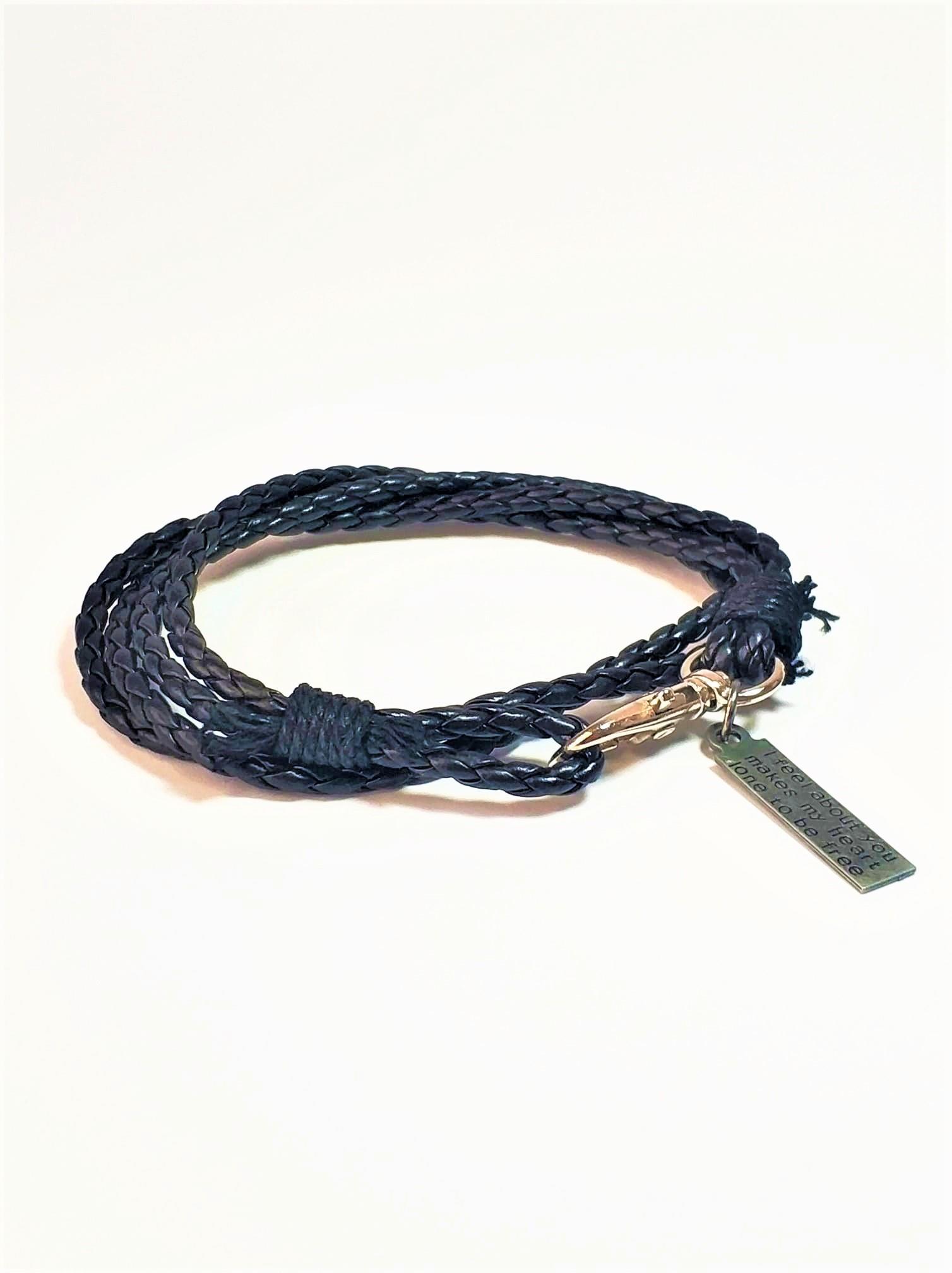 BileklikJTBB22004 Janti Bileklik Deri Örgü Kanca Kapama GarantiliJanti