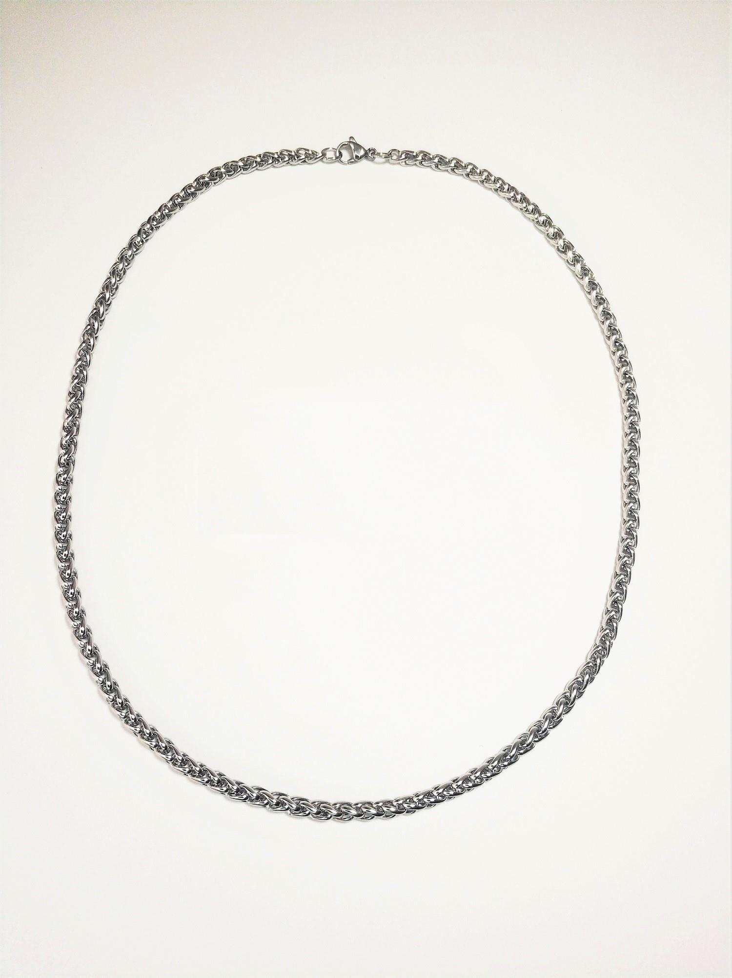 KolyeJANTİ PASLANMAZ ÇELİK KOLYE ÖRGÜ MODE 55cmJanti