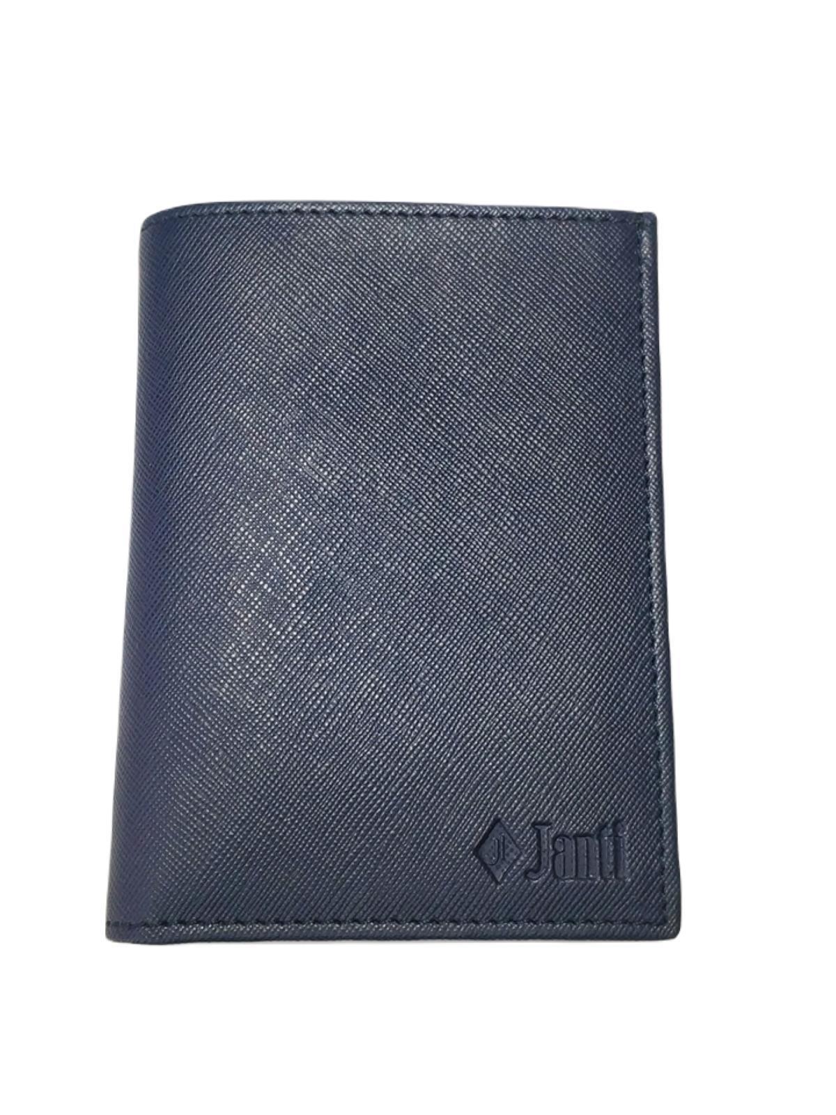 CüzdanJTCZ22008 JANTİ CÜZDAN PİSOTLU DİKEY %100 DERİ MİCRO DESEN LACİVERTJanti