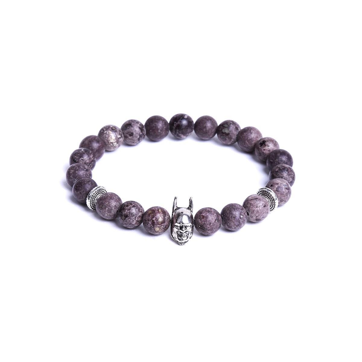 BileklikJTKB19010 JANTİ 2 Lİ KOMBİN DOĞAL TAŞ ve DERİ BİLEKLİK MASKE FİGÜRLÜJanti