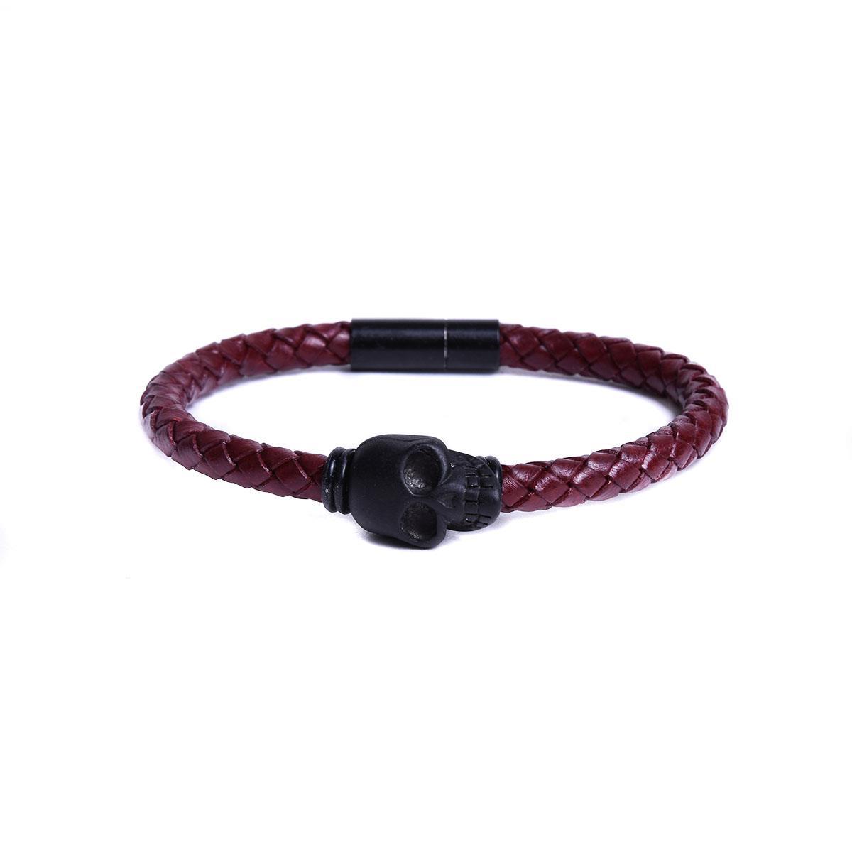 BileklikJTKB19011 JANTİ 2 Lİ KOMBİN DOĞAL TAŞ ve DERİ BİLEKLİK TAÇ FİGÜRLÜJanti