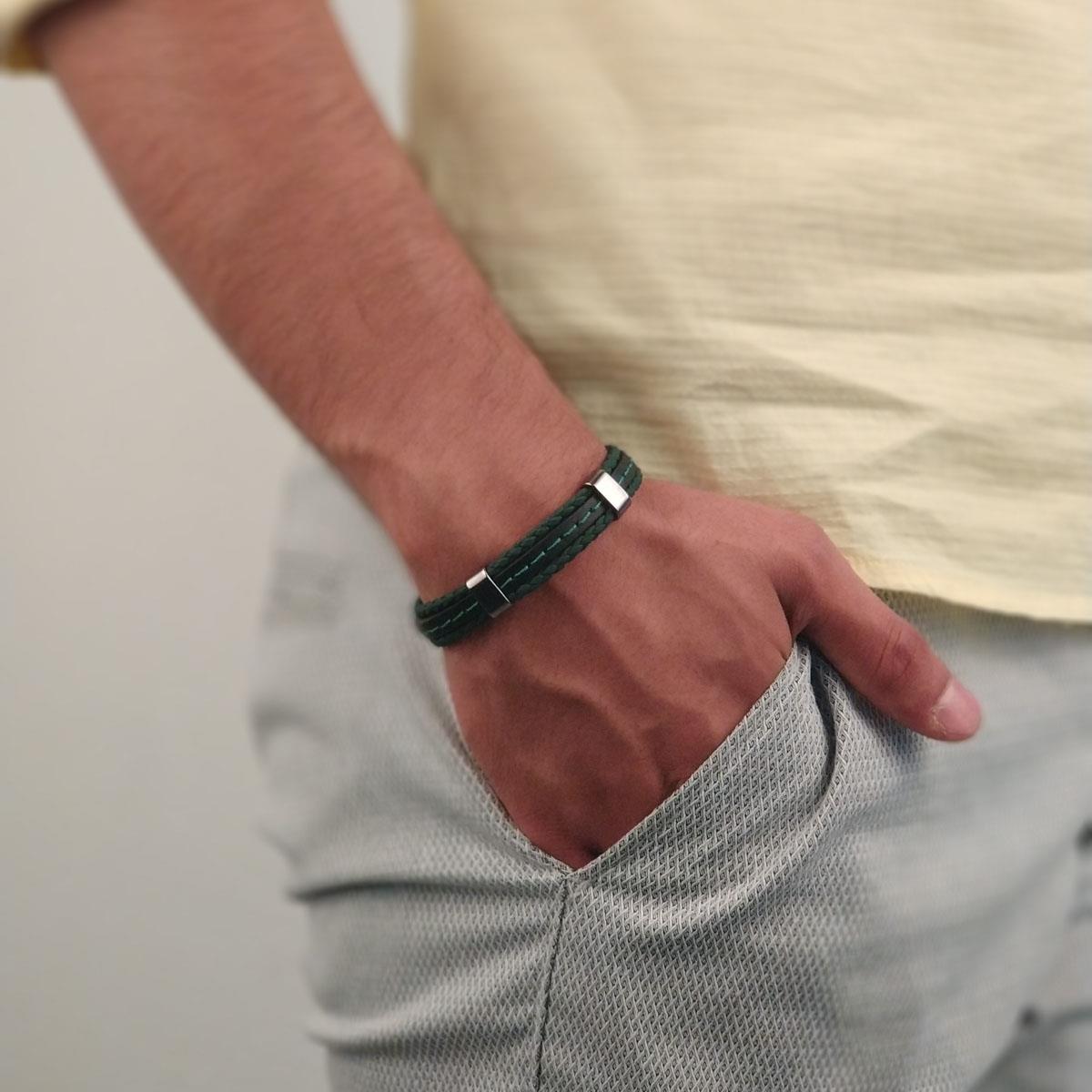 BileklikJTKB19017 JANTİ 2 Lİ KOMBİN DOĞAL TAŞ ve DERİ BİLEKLİK BAYKUŞ FİGÜRLÜJanti