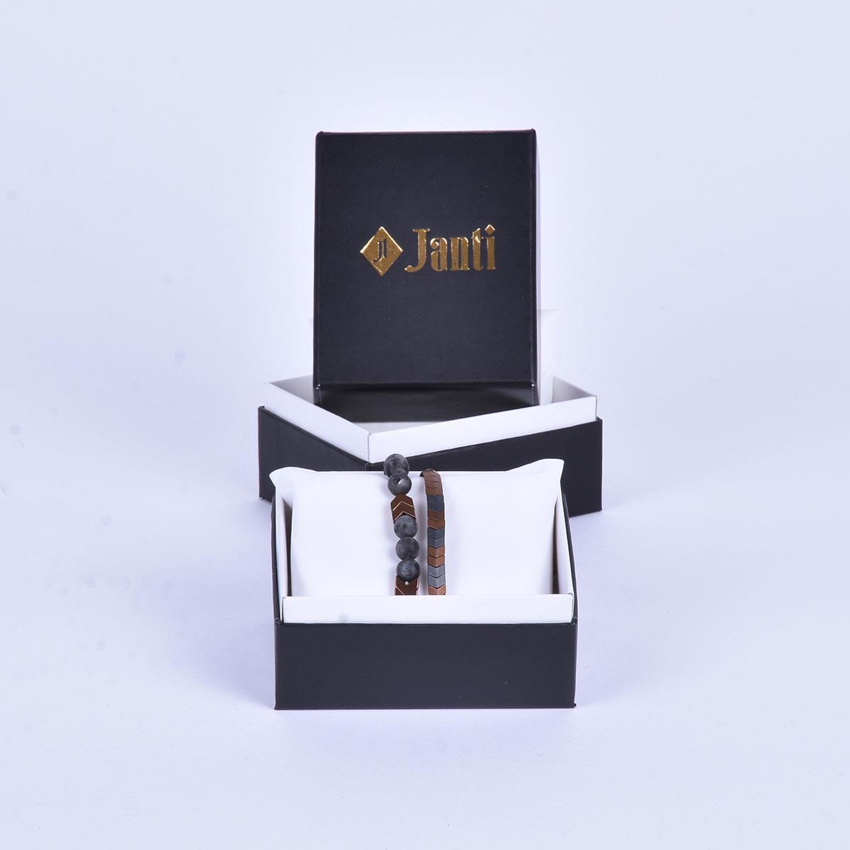 BileklikJTKB19055 JANTİ 2 Lİ KOMBİN BİLEKLİK KUTULUJanti