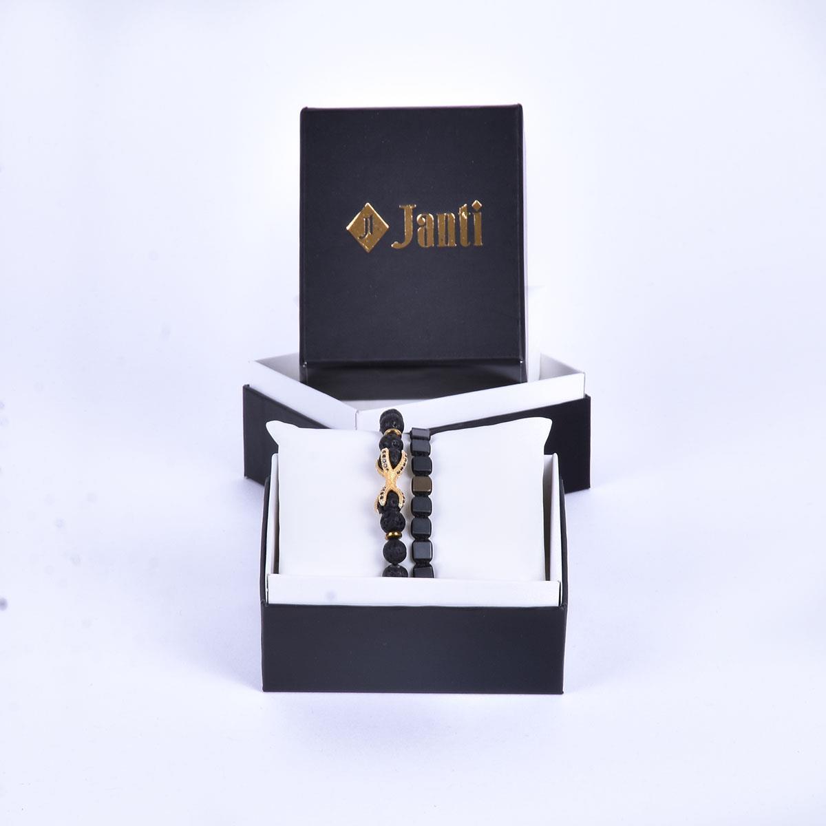 BileklikJTKB19062 JANTİ 2 Lİ KOMBİN BİLEKLİK KUTULUJanti