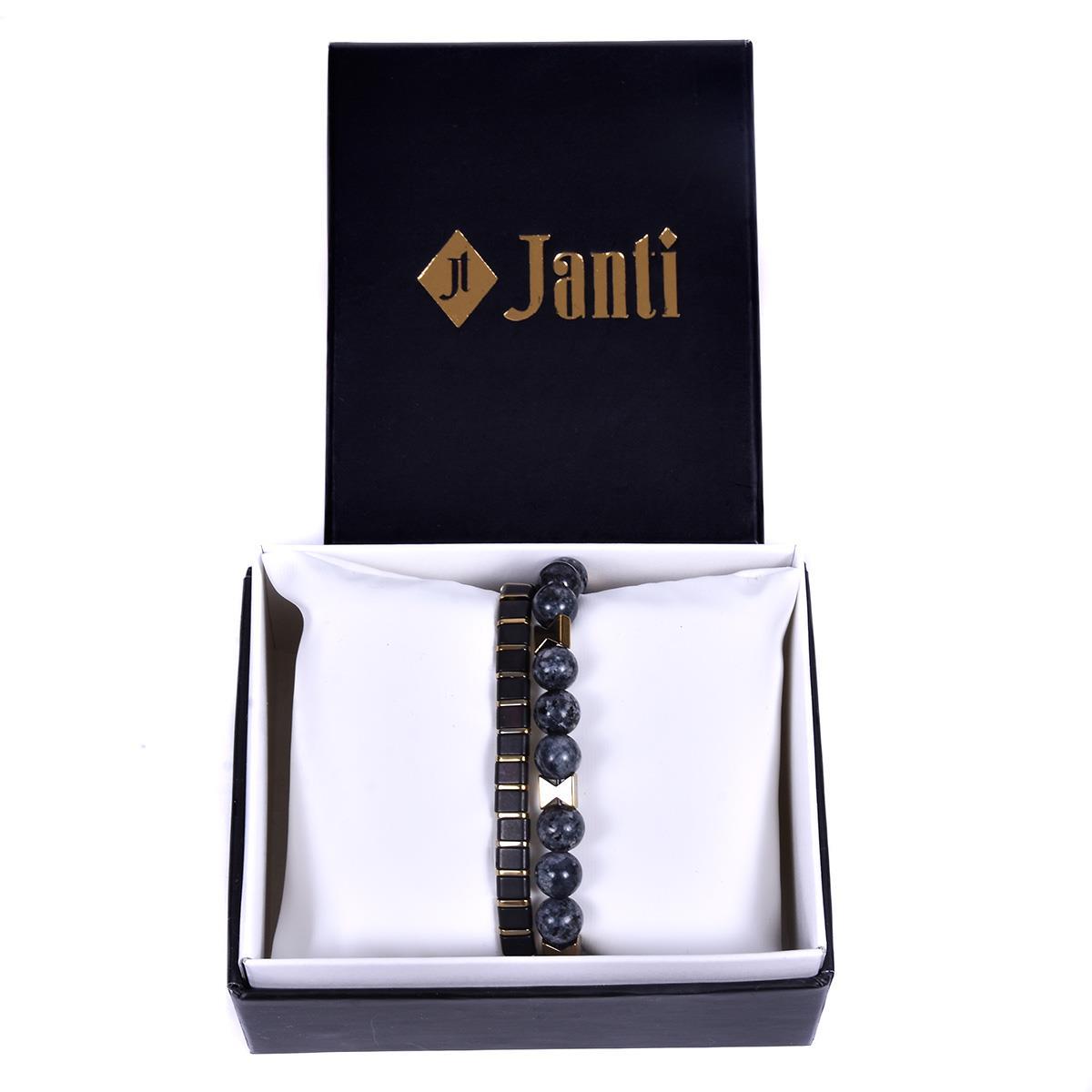 BileklikJTKB19107 JANTİ 2 Lİ KOMBİN BİLEKLİK KUTULUJanti