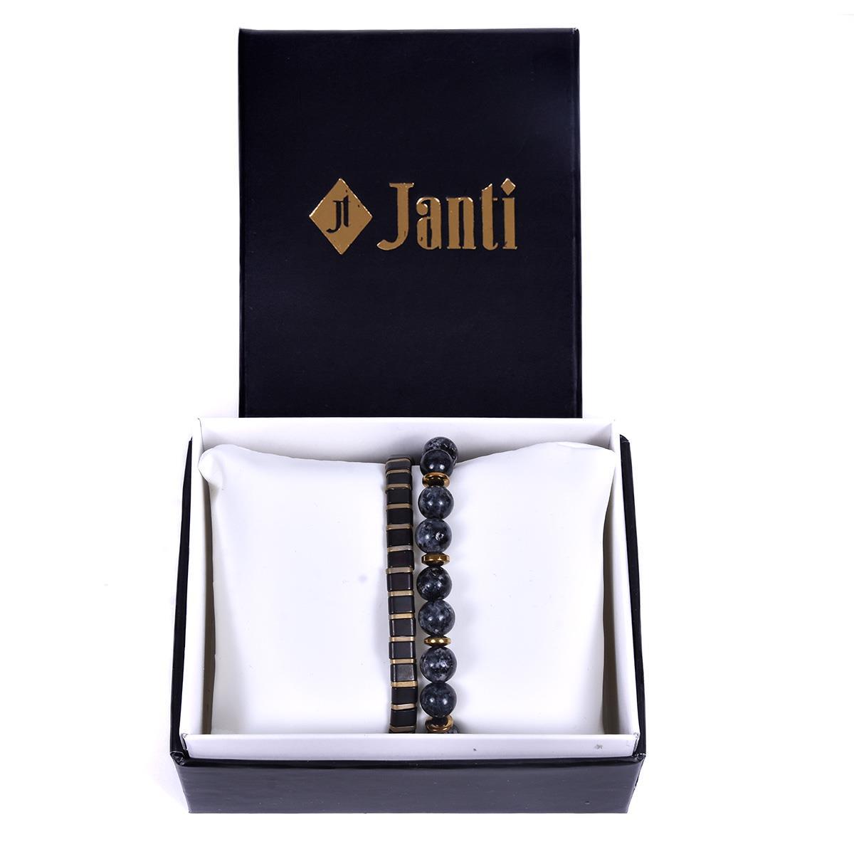 BileklikJTKB19108 JANTİ 2 Lİ KOMBİN BİLEKLİK KUTULUJanti