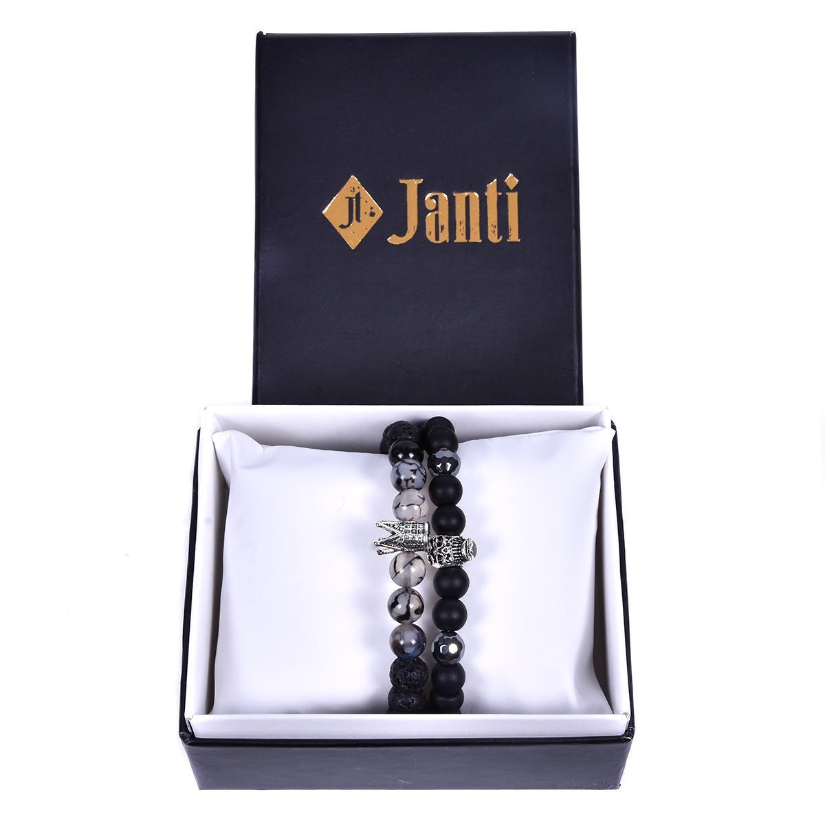 BileklikJTKB19114 JANTİ 2 Lİ KOMBİN BİLEKLİK KUTULUJanti