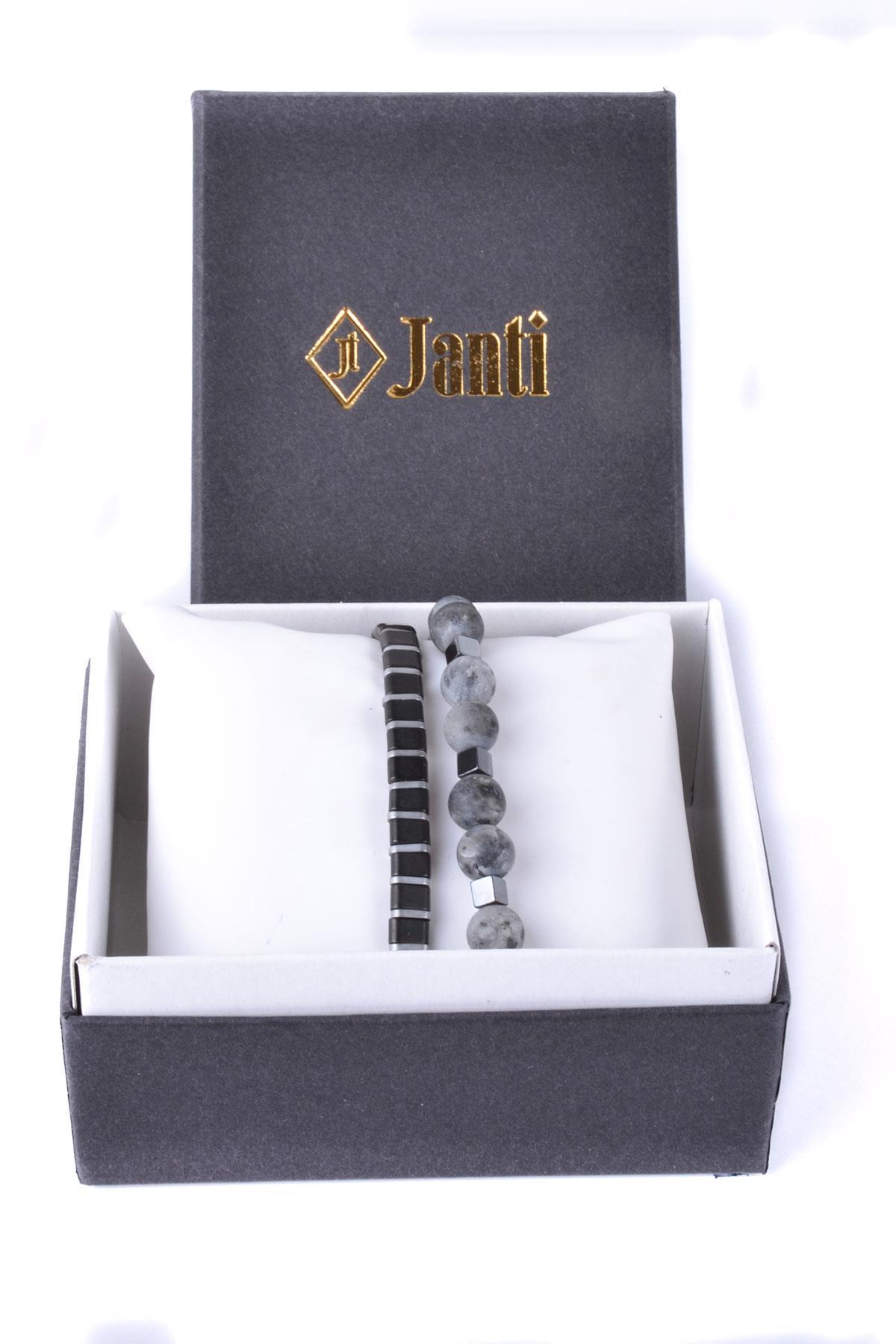 BileklikJTKB20007 JANTİ DOĞAL TAŞ KOMBİN BİLEKLİKJanti