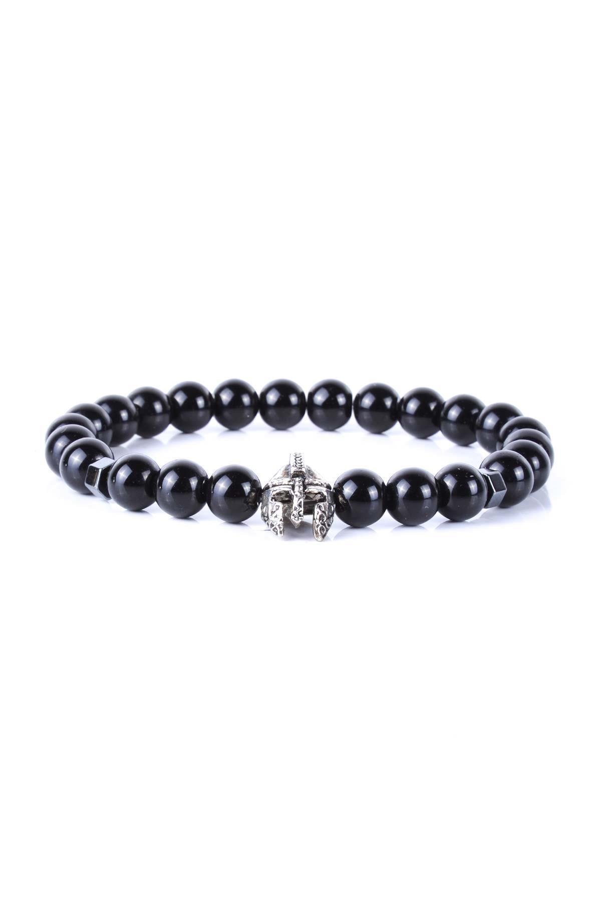 BileklikJTKB20058 DOĞAL TAŞ ve DERİ KOMBİN BİLEKLİKJanti